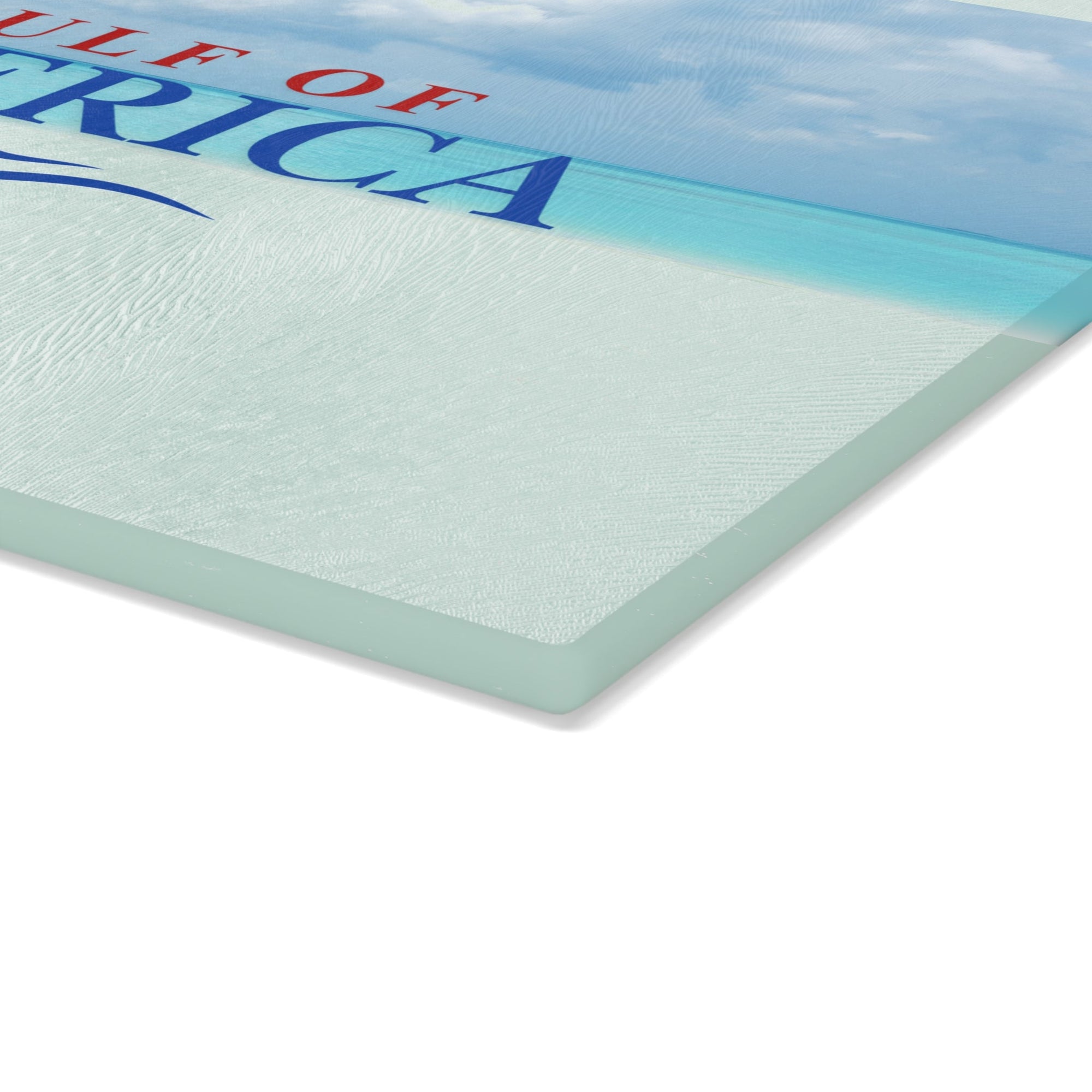 American Gulf Glass Cutting Board - Decor, Kitchen, Cutting Boards - EpiAl's Shop