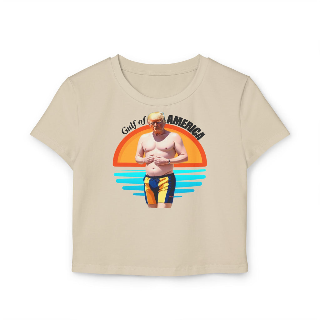 American Gulf Graphic Baby Tee for Women - Fun Beach Vibe Shirt - Clothing, T-shirts - EpiAl's Shop
