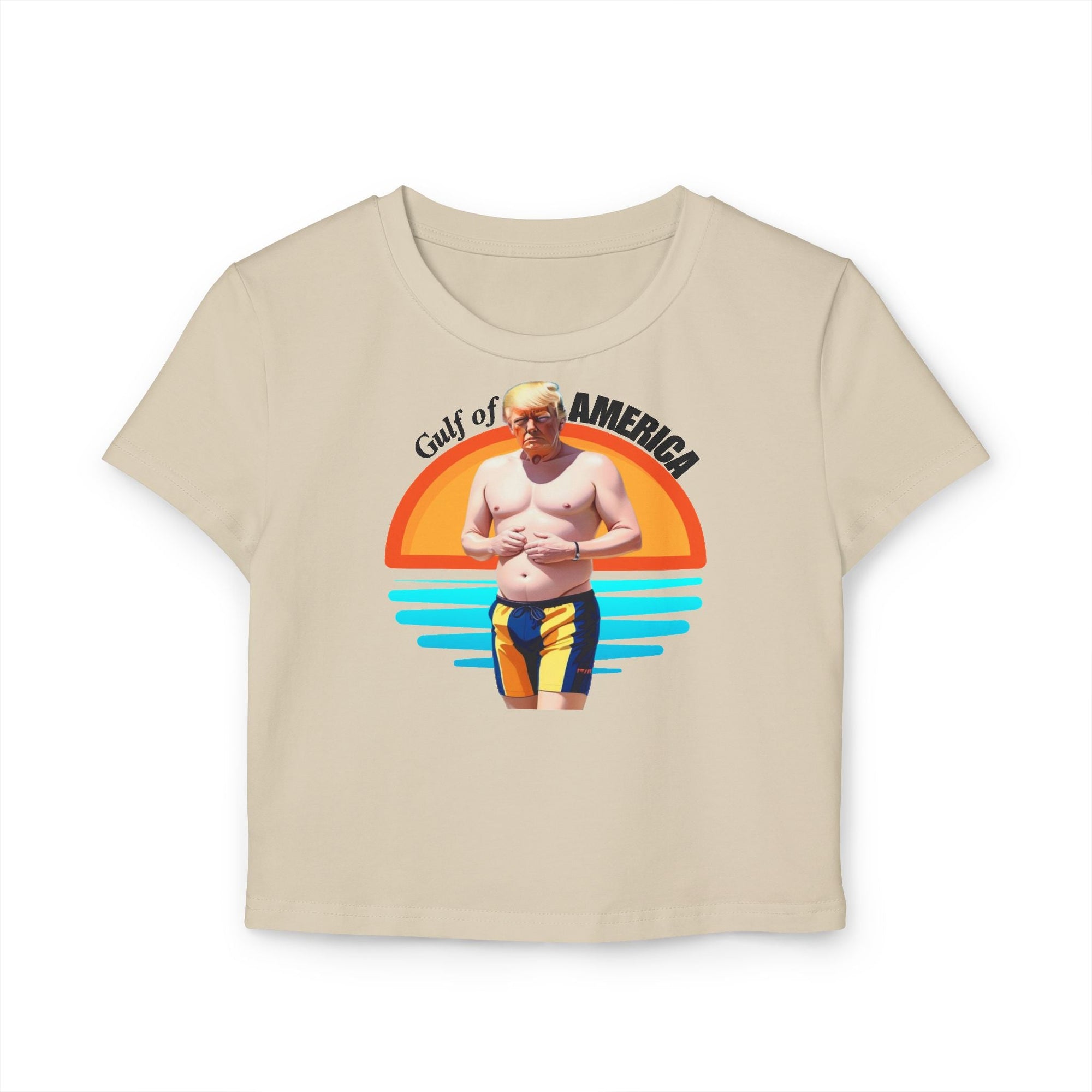 American Gulf Graphic Baby Tee for Women - Fun Beach Vibe Shirt - Clothing, T-shirts - EpiAl's Shop