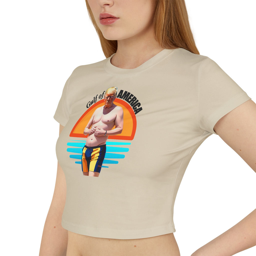 American Gulf Graphic Baby Tee for Women - Fun Beach Vibe Shirt - Clothing, T-shirts - EpiAl's Shop