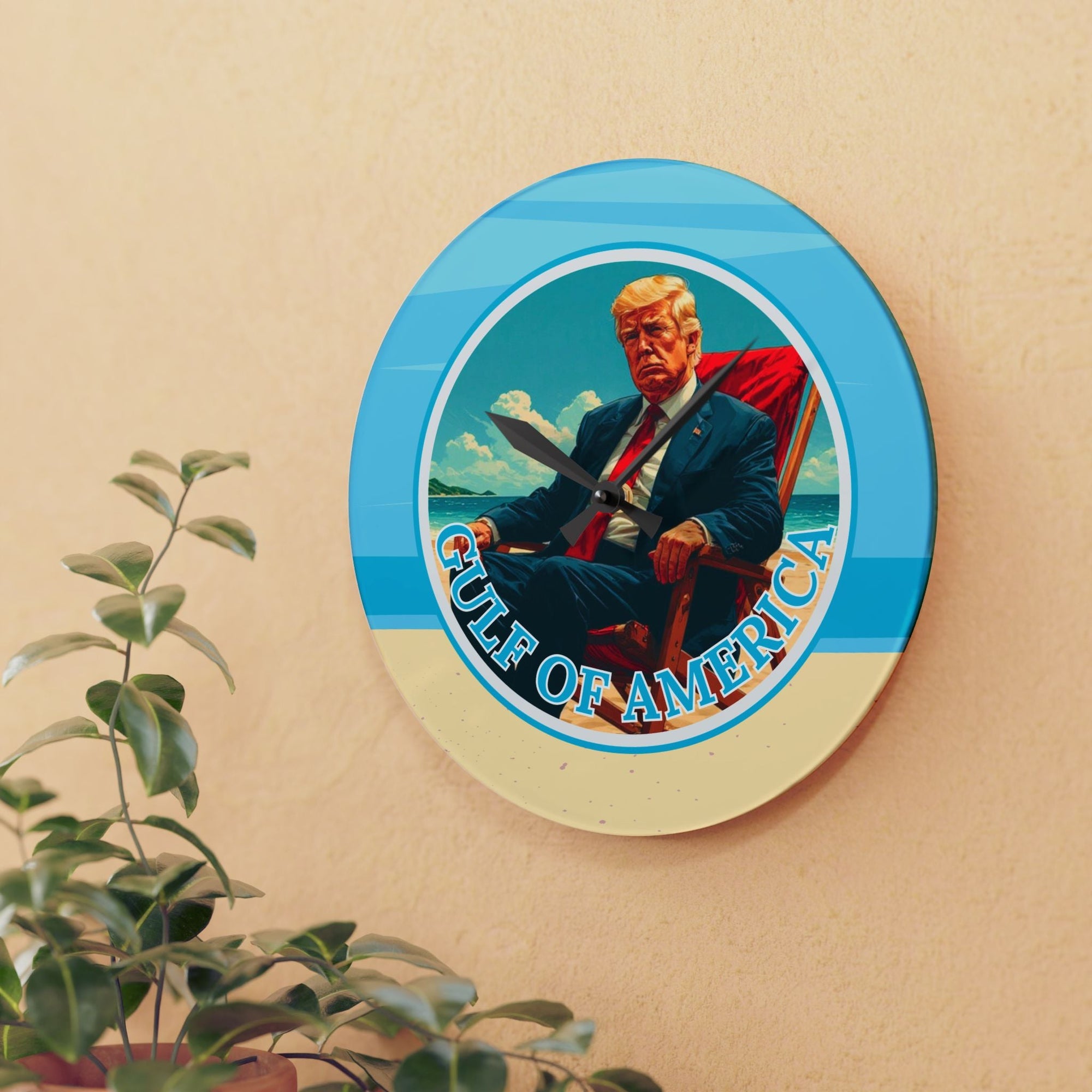 American Gulf Inspired Acrylic Wall Clock - Decor, Home, Wall Clocks - EpiAl's Shop
