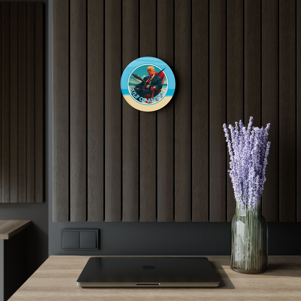 American Gulf Inspired Acrylic Wall Clock - Decor, Home, Wall Clocks - EpiAl's Shop
