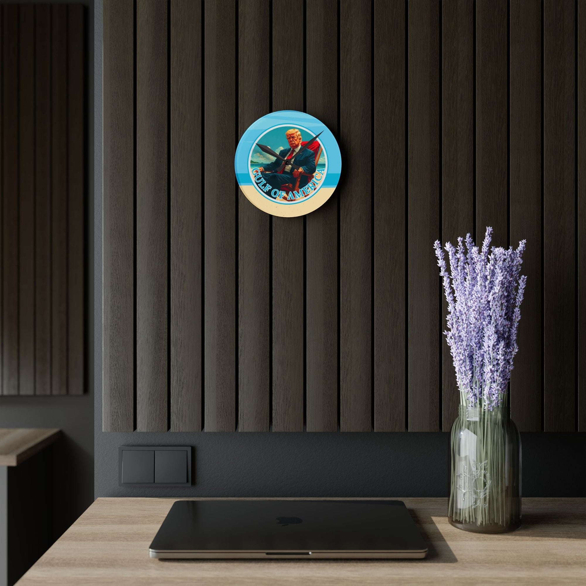 American Gulf Inspired Acrylic Wall Clock - Decor, Home, Wall Clocks - EpiAl's Shop