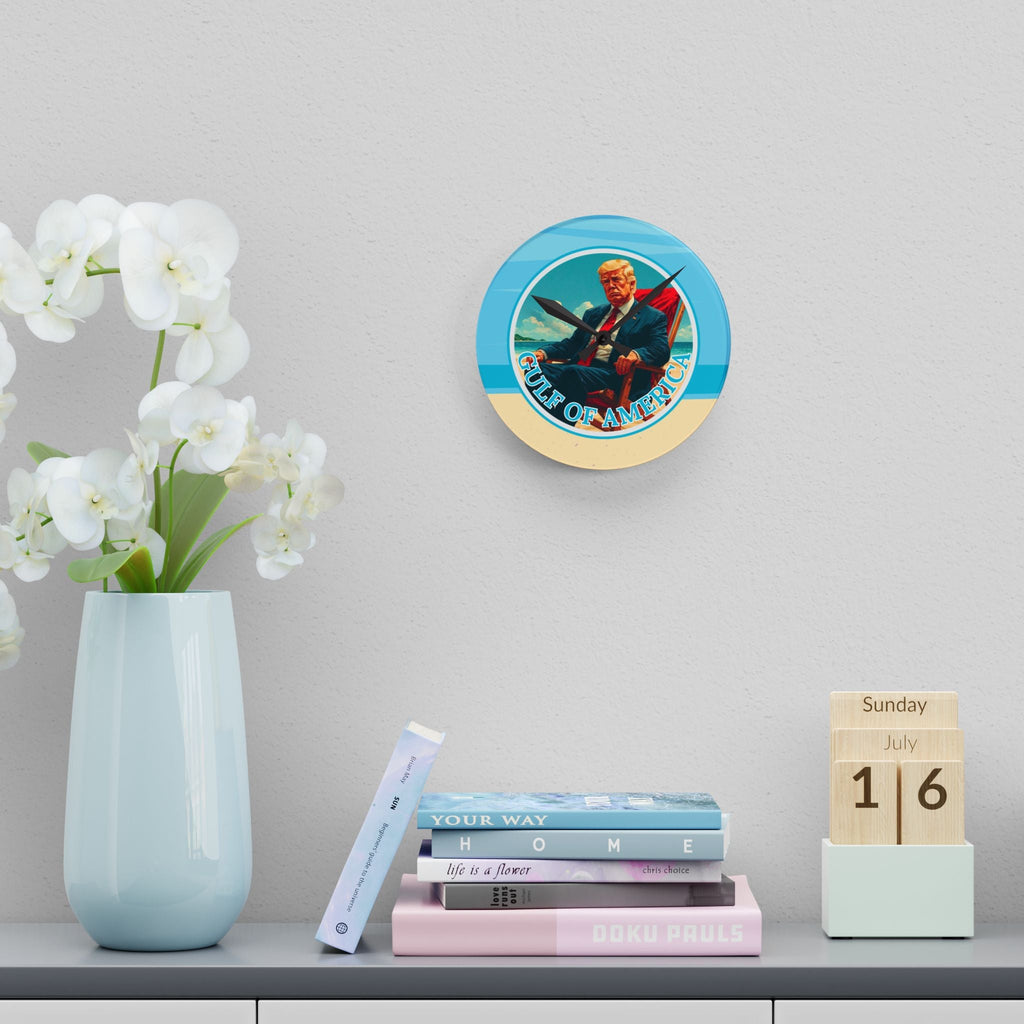 American Gulf Inspired Acrylic Wall Clock - Decor, Home, Wall Clocks - EpiAl's Shop