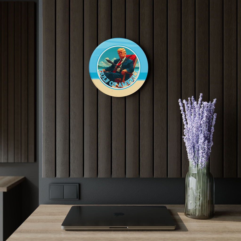 American Gulf Inspired Acrylic Wall Clock - Decor, Home, Wall Clocks - EpiAl's Shop