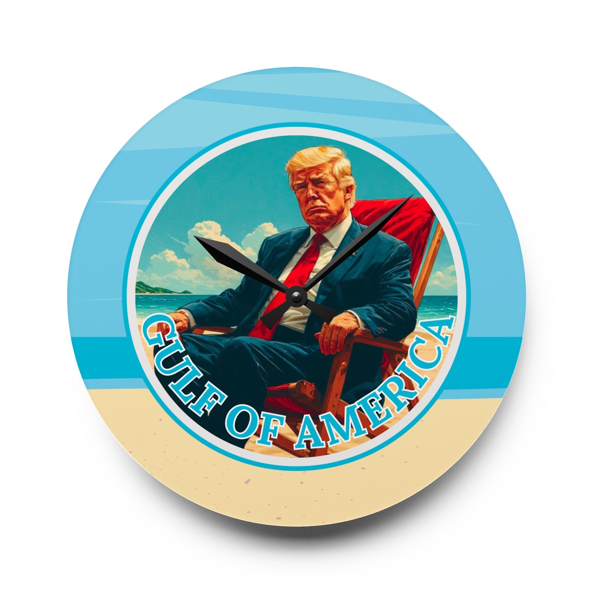 American Gulf Inspired Acrylic Wall Clock - Decor, Home, Wall Clocks - EpiAl's Shop