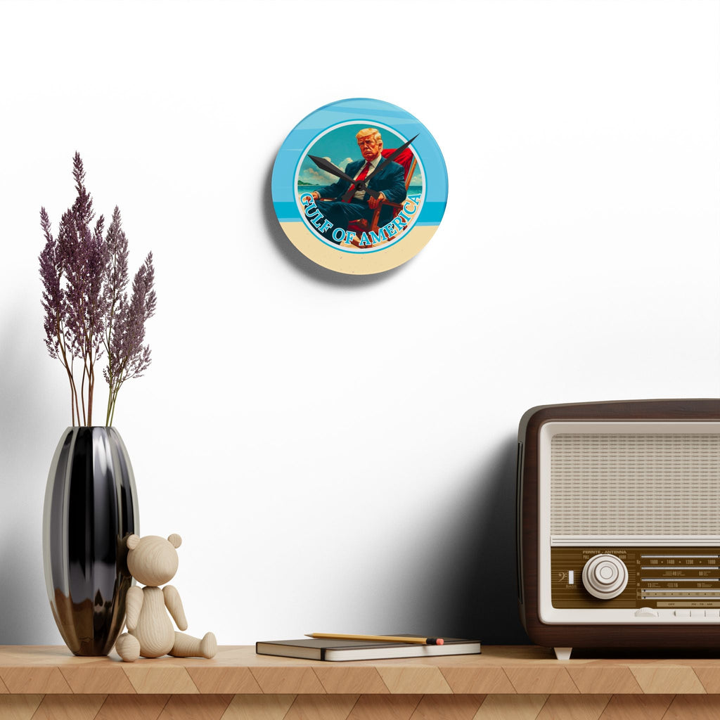 American Gulf Inspired Acrylic Wall Clock - Decor, Home, Wall Clocks - EpiAl's Shop