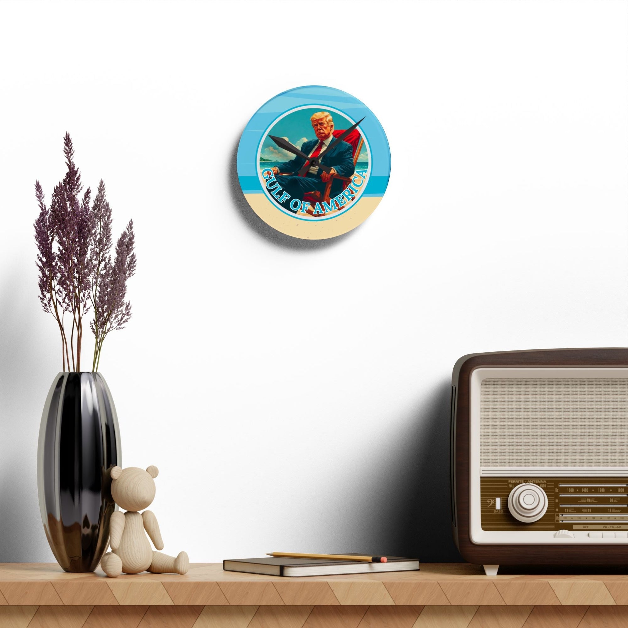 American Gulf Inspired Acrylic Wall Clock - Decor, Home, Wall Clocks - EpiAl's Shop