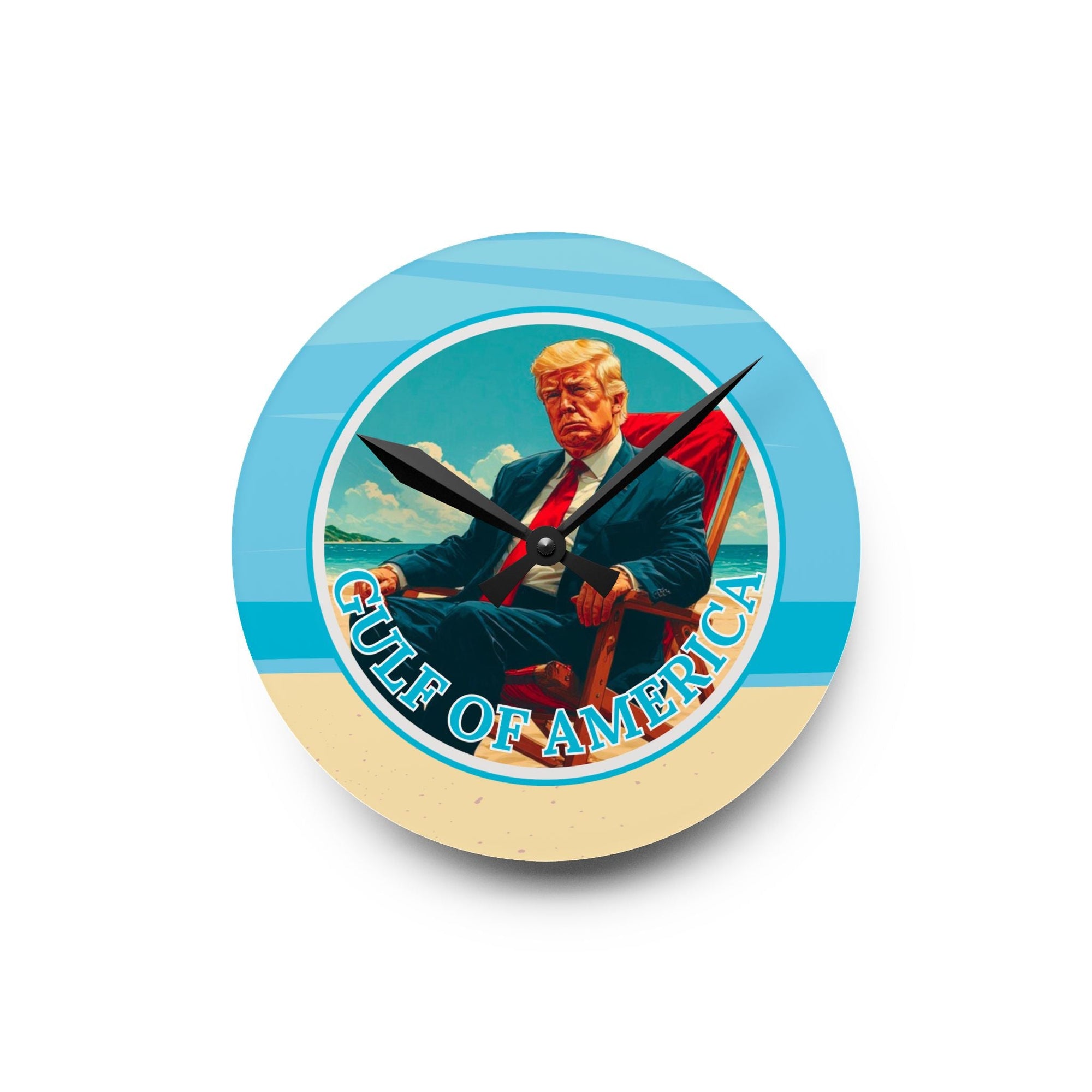American Gulf Inspired Acrylic Wall Clock - Decor, Home, Wall Clocks - EpiAl's Shop