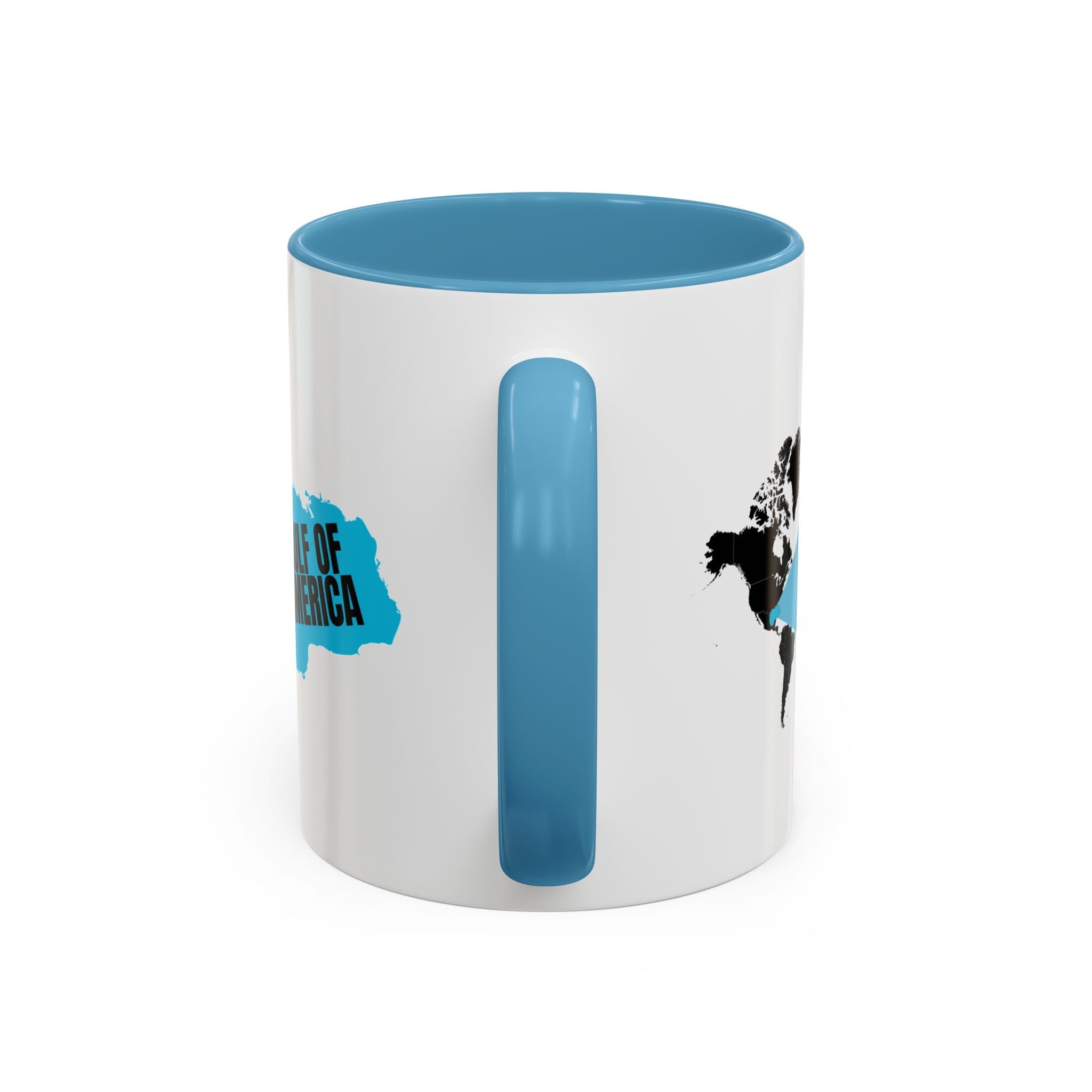 American Gulf Map Accent Coffee Mug - Drinkware, Coffee Mugs - EpiAl's Shop