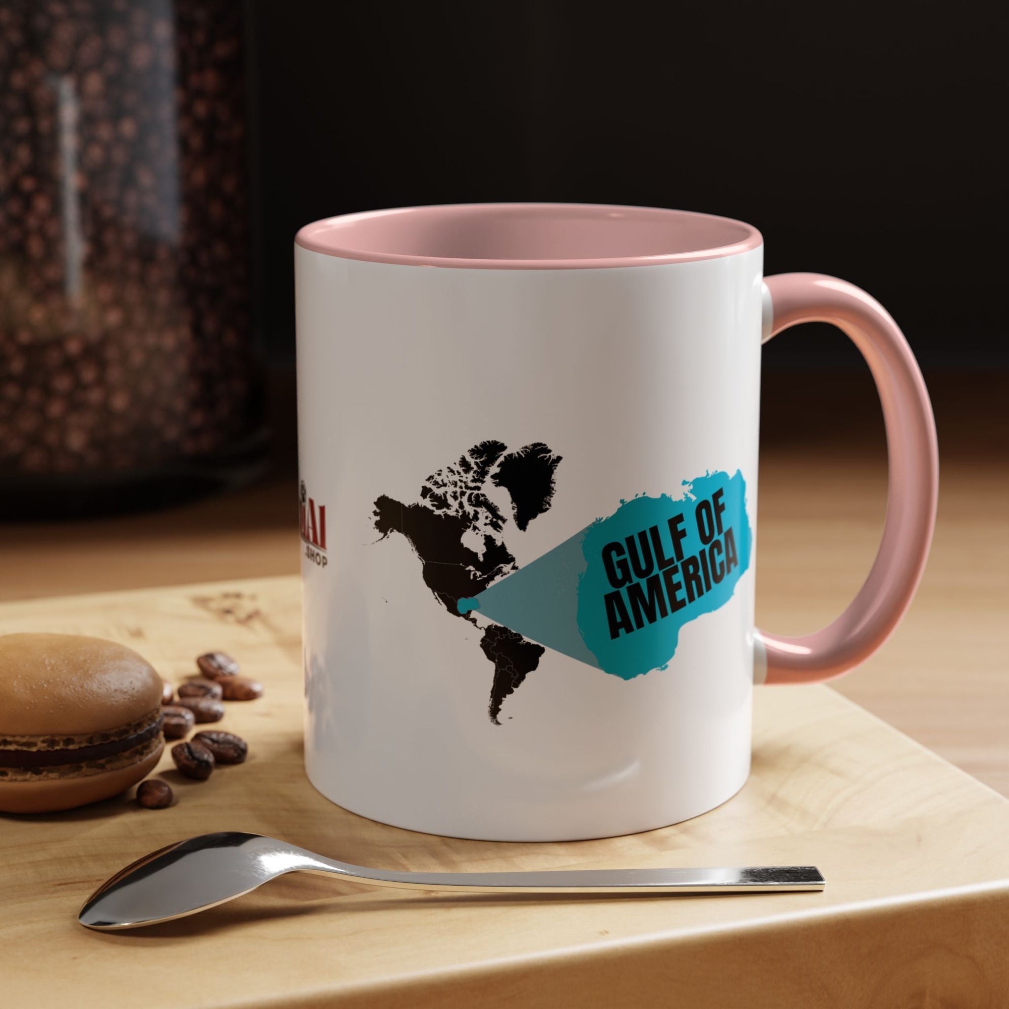 American Gulf Map Accent Coffee Mug - Drinkware, Coffee Mugs - EpiAl's Shop