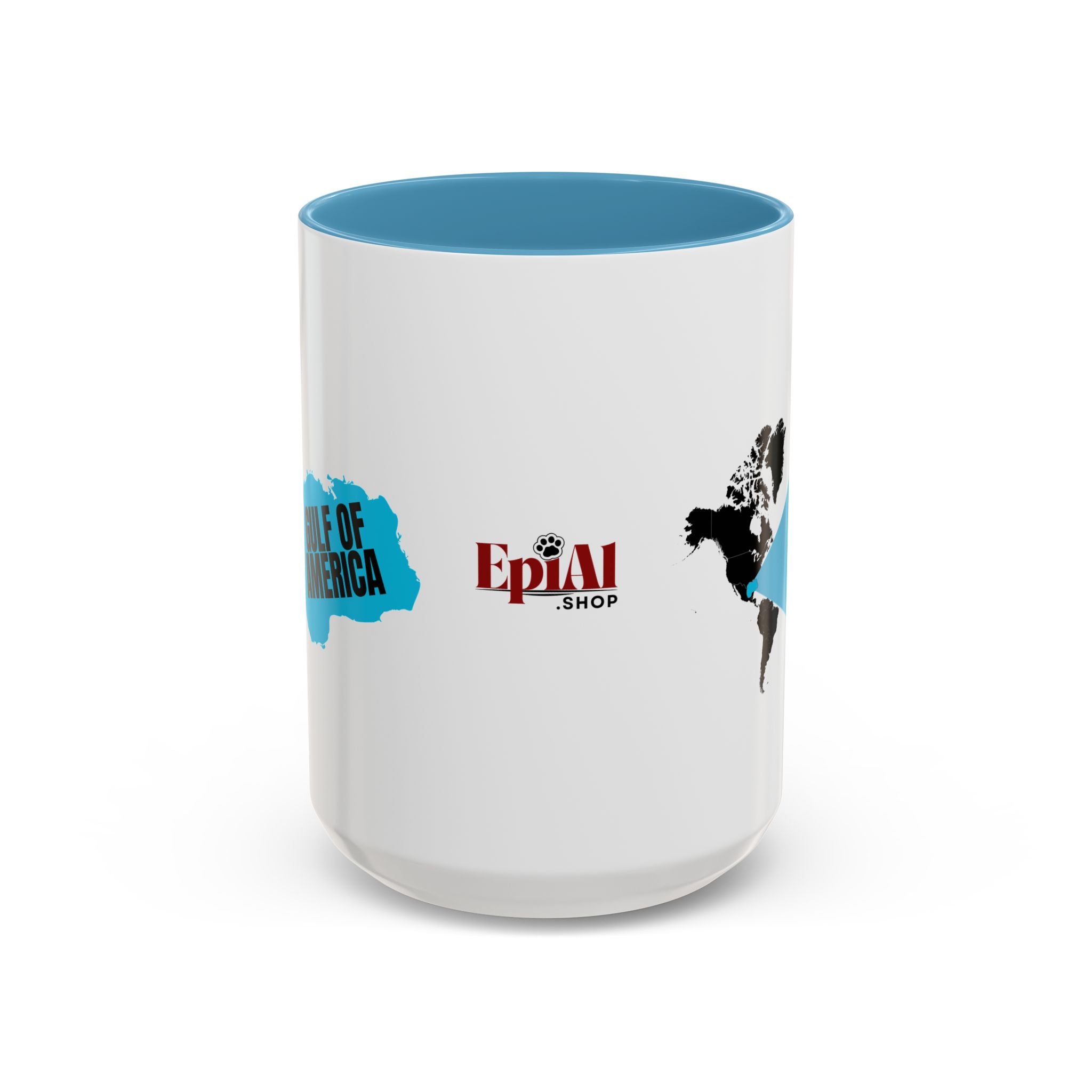 American Gulf Map Accent Coffee Mug - Drinkware, Coffee Mugs - EpiAl's Shop