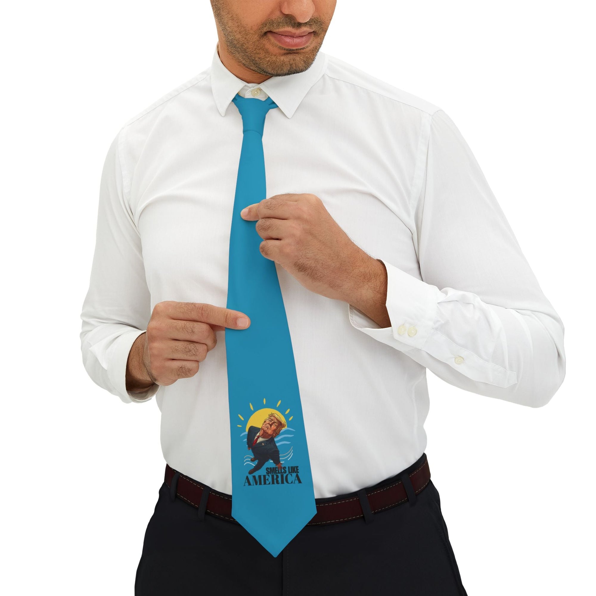 American Gulf Necktie, Elegant Men's Accessory - Clothing, Neckties - EpiAl's Shop