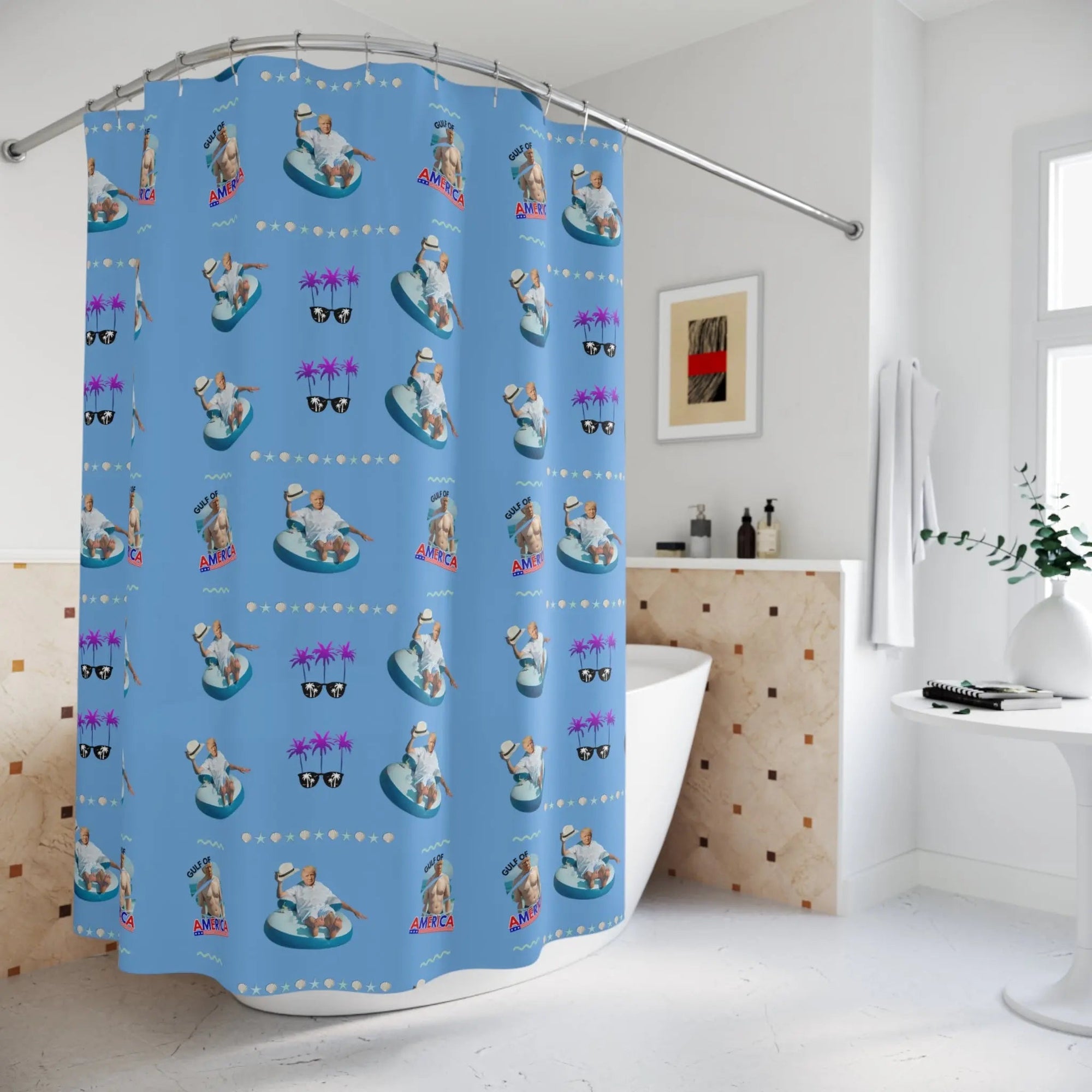 American Gulf Pattern Shower Curtains - Decor, Bathroom, Shower Curtains - EpiAl's Shop