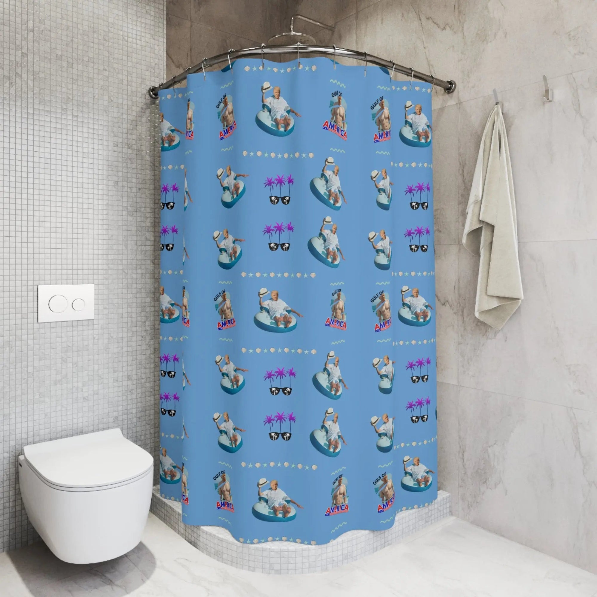 American Gulf Pattern Shower Curtains - Decor, Bathroom, Shower Curtains - EpiAl's Shop