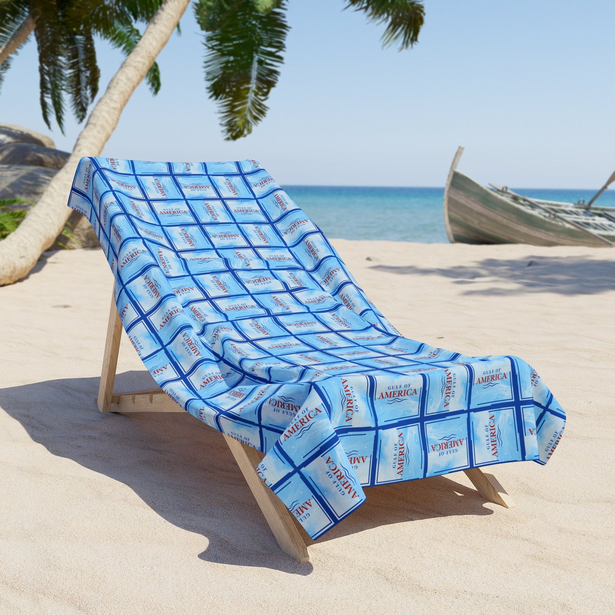 American Gulf Patterned Beach Towel - Decor, Towels, Beach - EpiAl's Shop