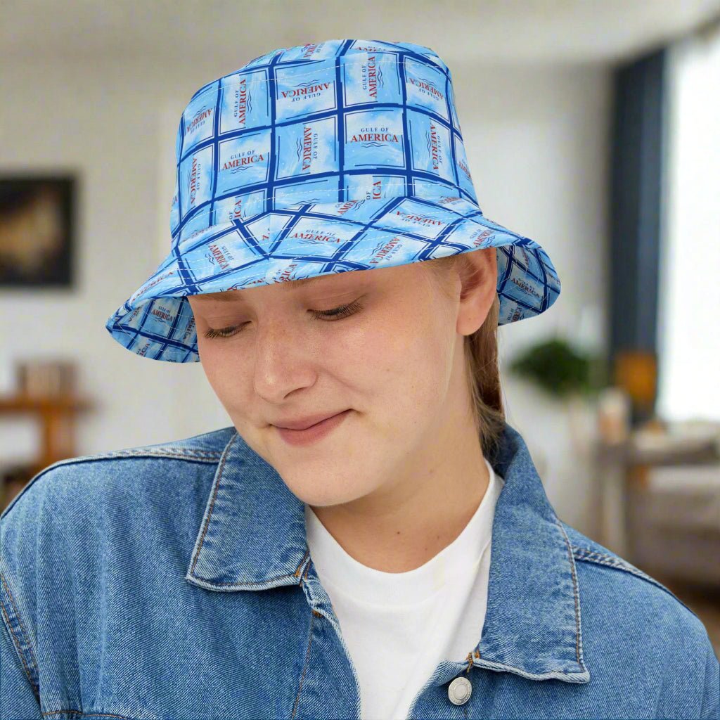 American Gulf Patterned Bucket Hat - Hats, Bucket - EpiAl's Shop
