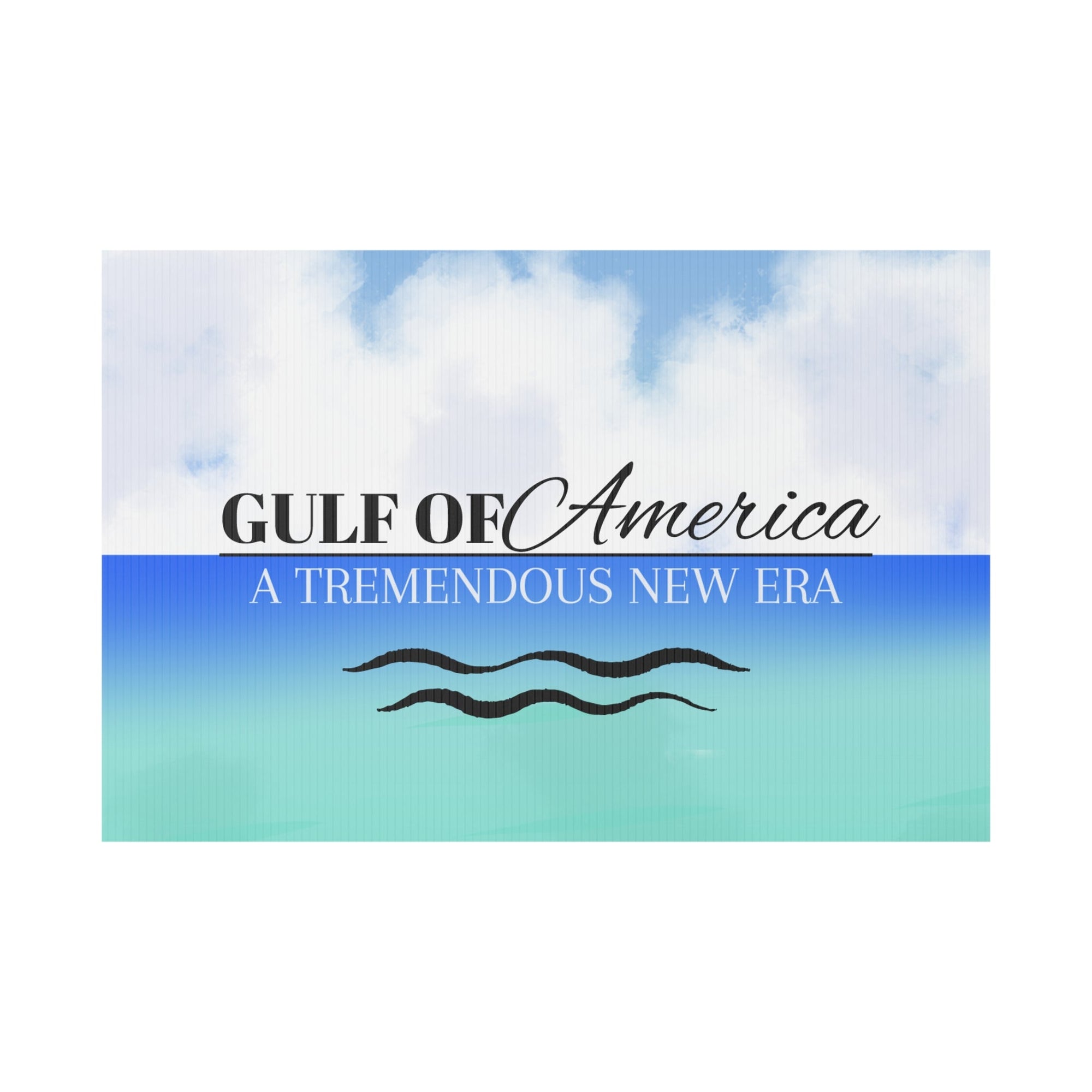American Gulf Plastic Yard Sign - Decor, Outdoor - EpiAl's Shop