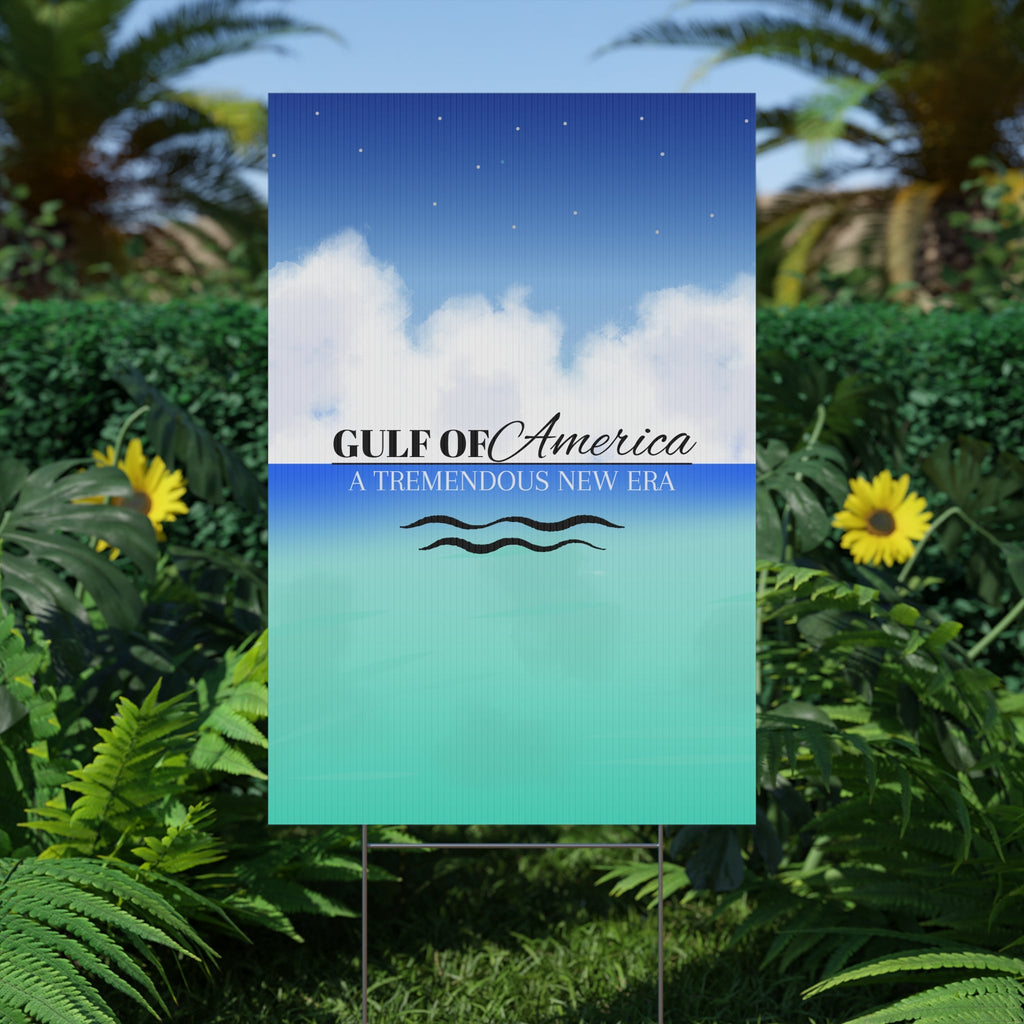 American Gulf Plastic Yard Sign - Decor, Outdoor - EpiAl's Shop