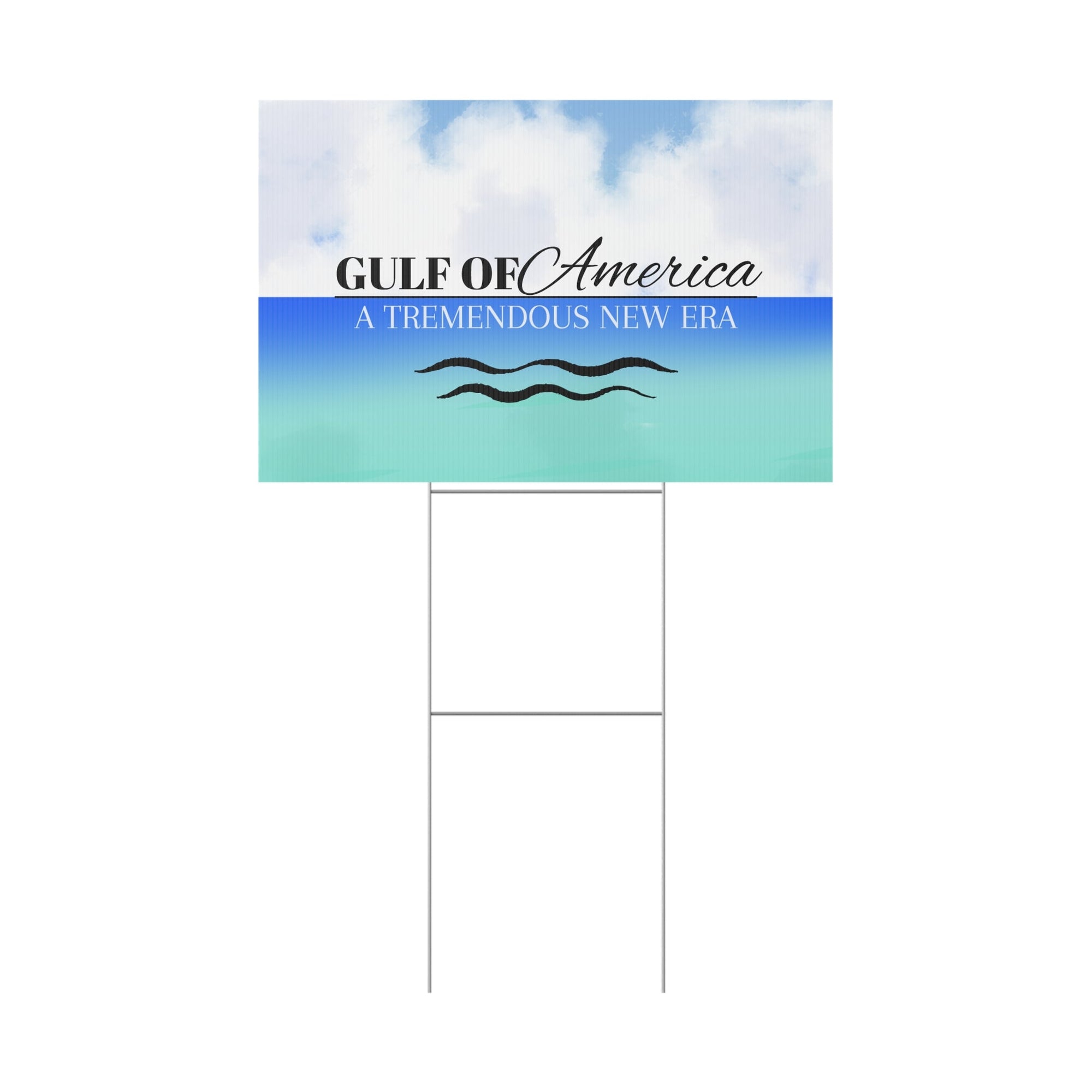 American Gulf Plastic Yard Sign - Decor, Outdoor - EpiAl's Shop