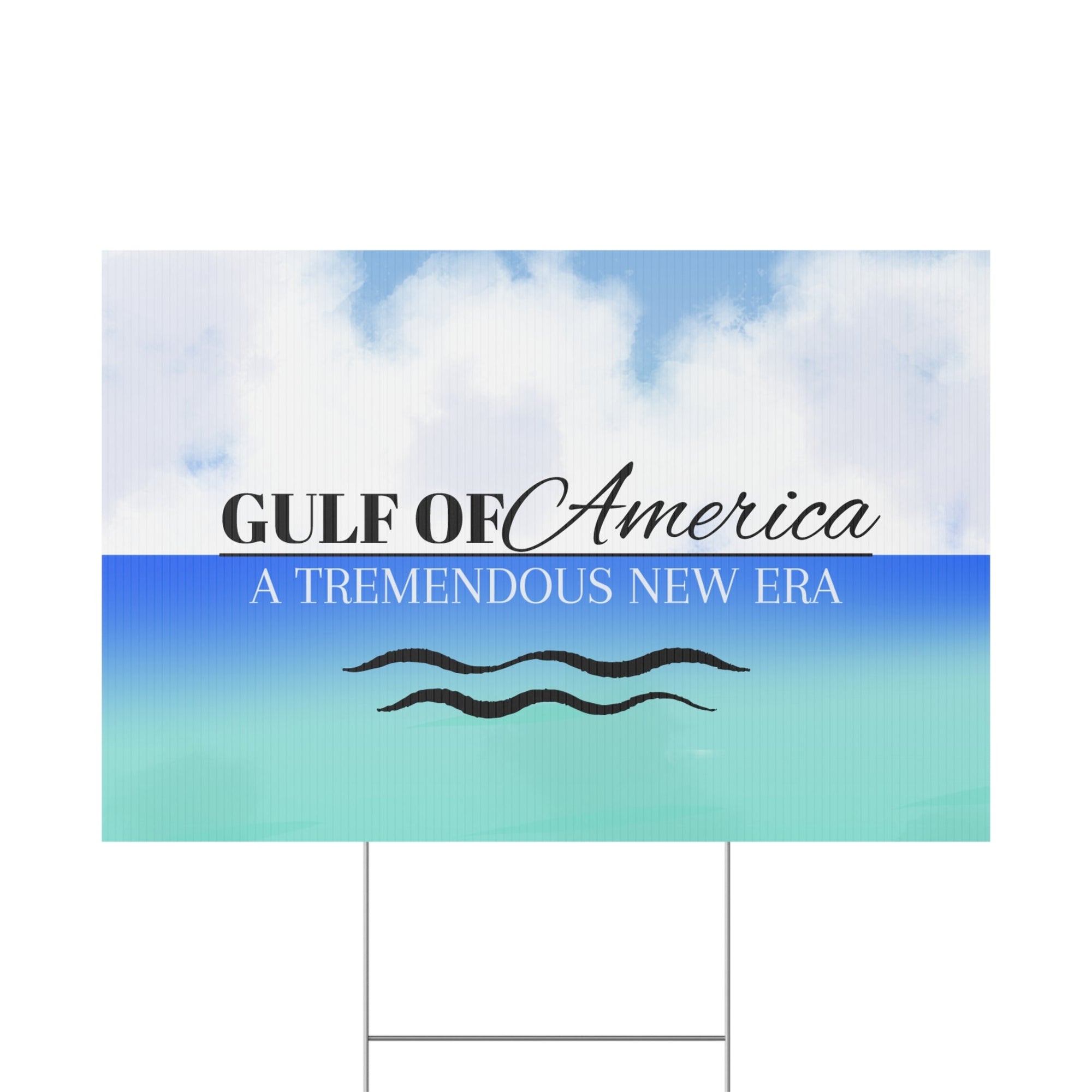 American Gulf Plastic Yard Sign - Decor, Outdoor - EpiAl's Shop