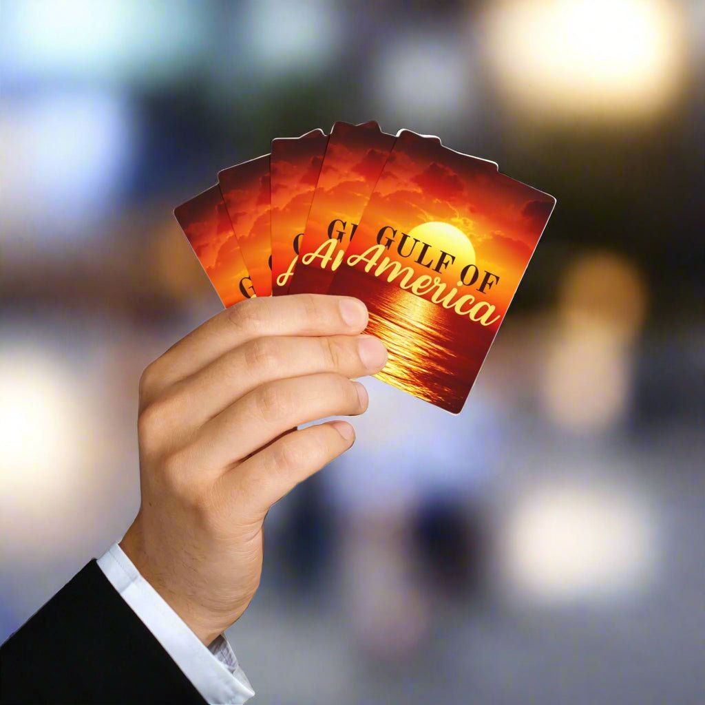 American Gulf Poker Playing Cards - Scenic Sunset Design - Toys & Games, Playing Cards - EpiAl's Shop