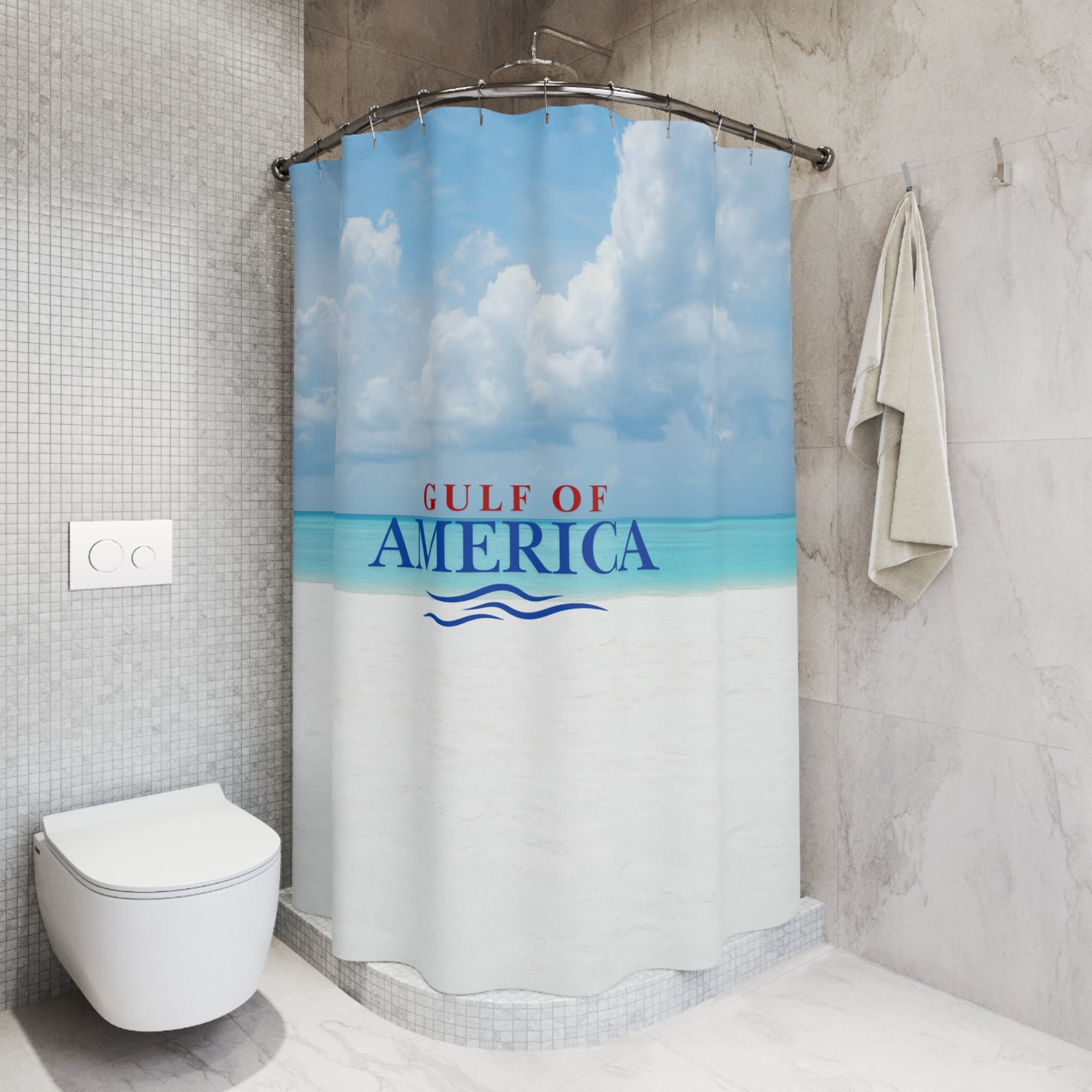 American Gulf Shower Curtain - Decor, Bathroom, Shower Curtains - EpiAl's Shop