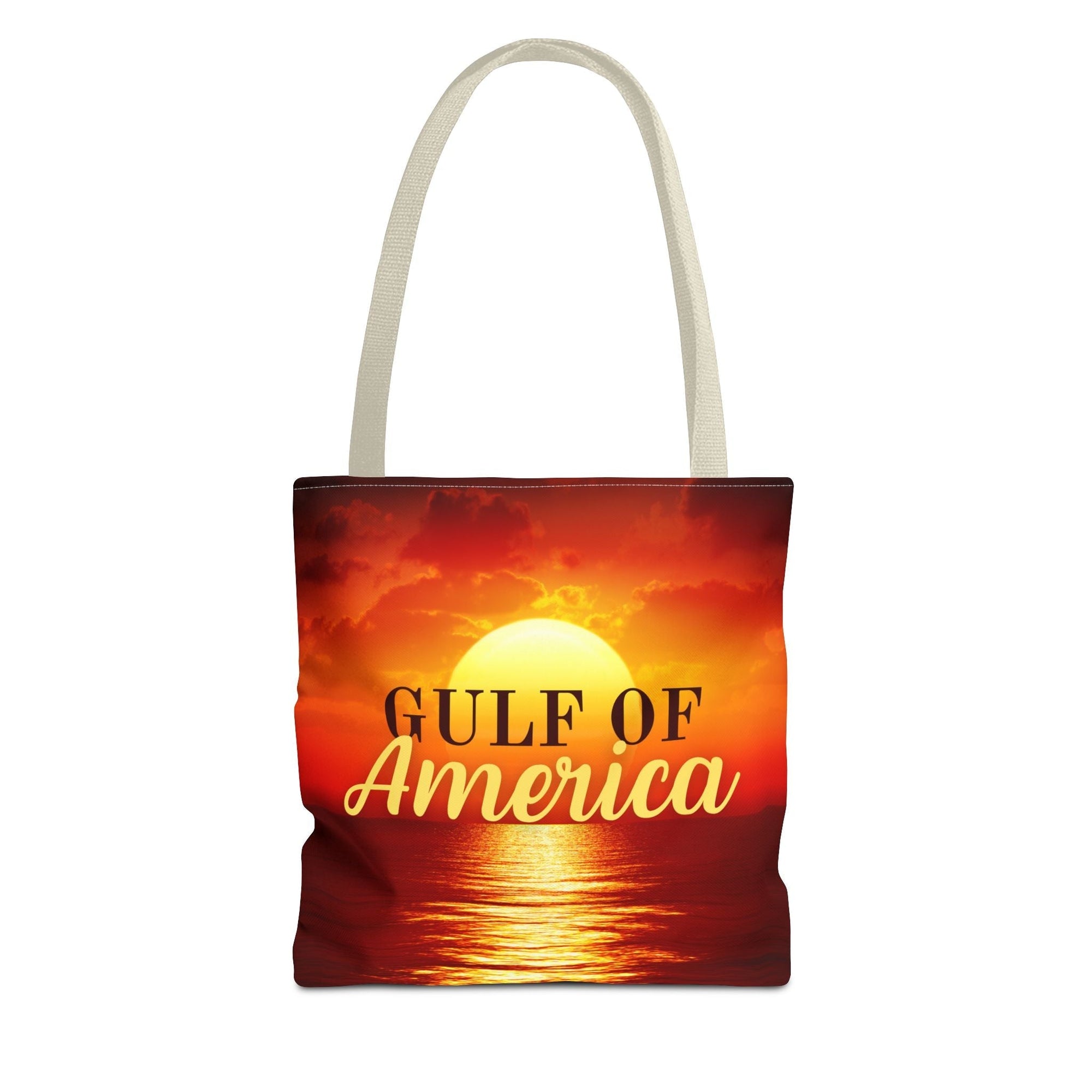 American Gulf Sunset Tote Bag - Chic Beach Accessory - Bags, Tote - EpiAl's Shop