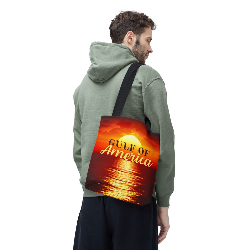 American Gulf Sunset Tote Bag - Chic Beach Accessory - Bags, Tote - EpiAl's Shop
