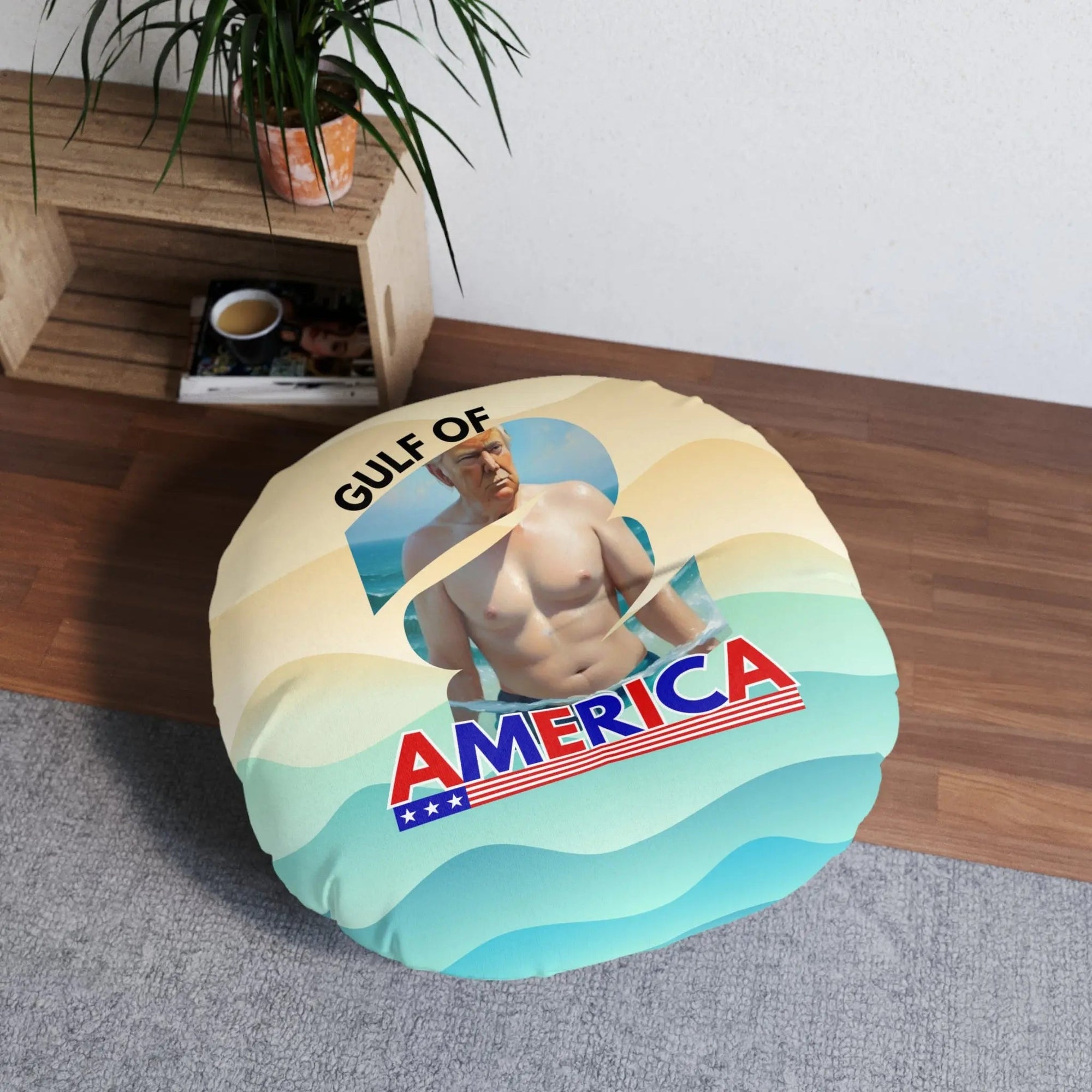 American Gulf Tufted Floor Pillow - Fun Beach Decor - Decor, Home, Pillows - EpiAl's Shop