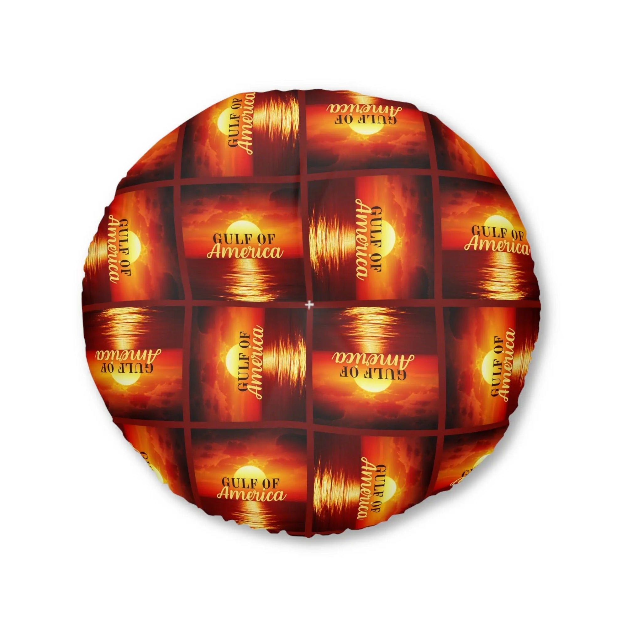 American Gulf Tufted Floor Pillow - Round Sunset Decor - Decor, Home, Pillows - EpiAl's Shop