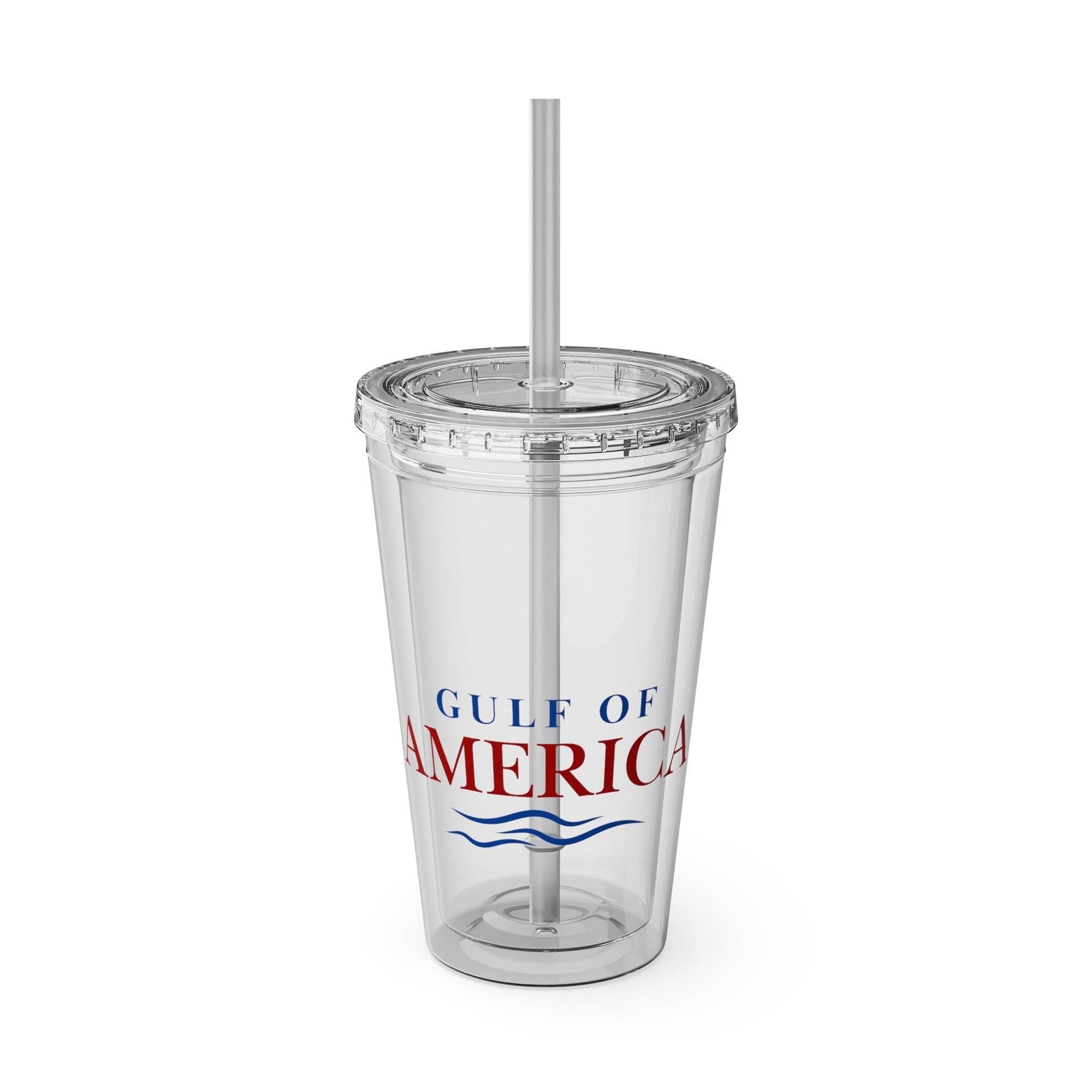 American Gulf Tumbler with Straw, 16oz - Drinkware, Tumblers - EpiAl's Shop
