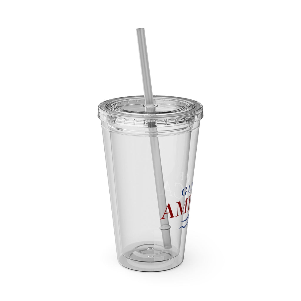 American Gulf Tumbler with Straw, 16oz - Drinkware, Tumblers - EpiAl's Shop