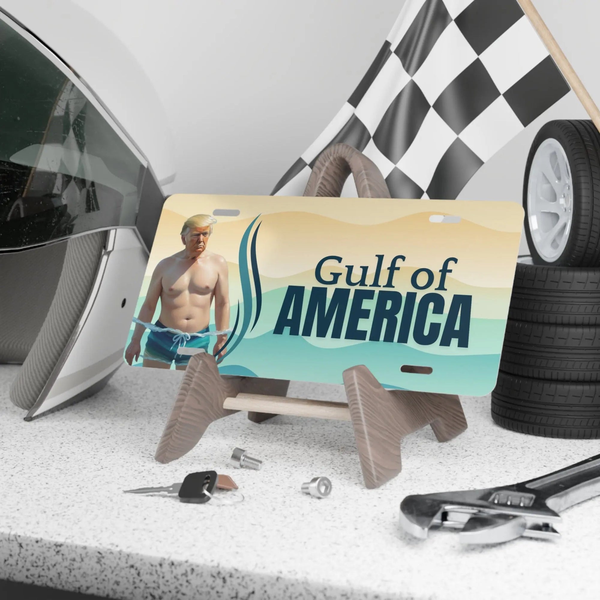 American Gulf Vanity Plate - Fun Car Decoration - Accessories, Auto, License Plates - EpiAl's Shop
