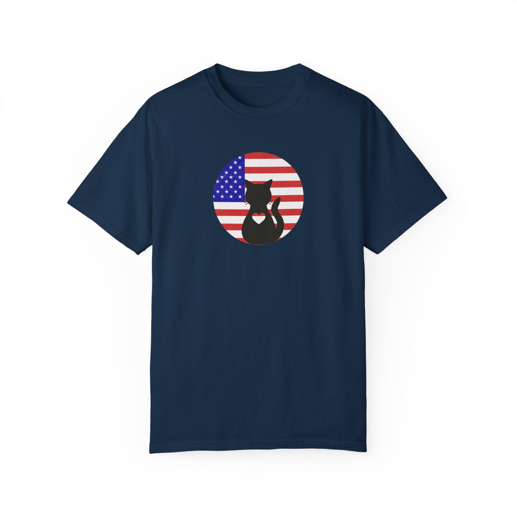 Americat Unisex Garment - Dyed T - shirt - T - Shirt - Epileptic Al’s Shop