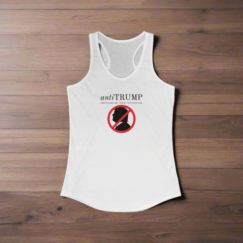 Anti - Trump Women's Racerback Tank - Political Statement Top - Clothing, Tank Tops - EpiAl's Shop