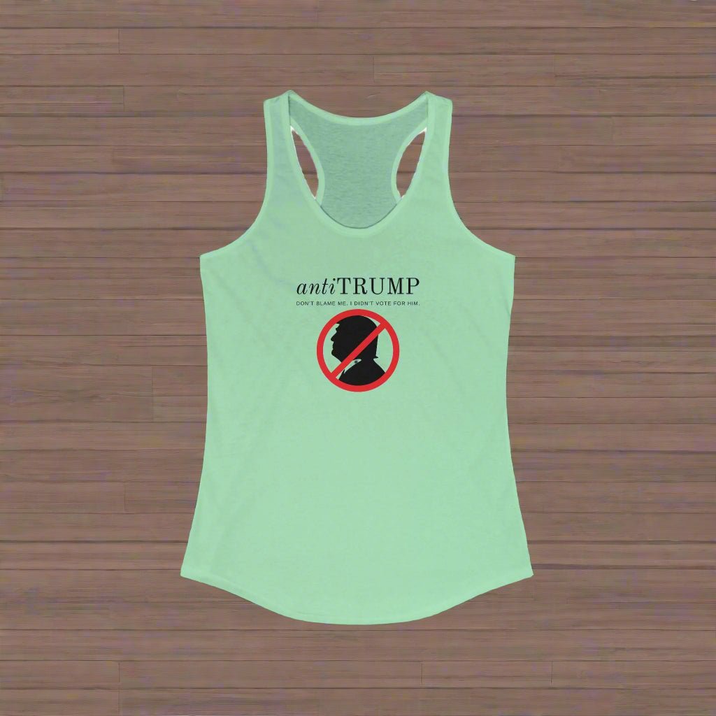 Anti - Trump Women's Racerback Tank - Political Statement Top - Clothing, Tank Tops - EpiAl's Shop