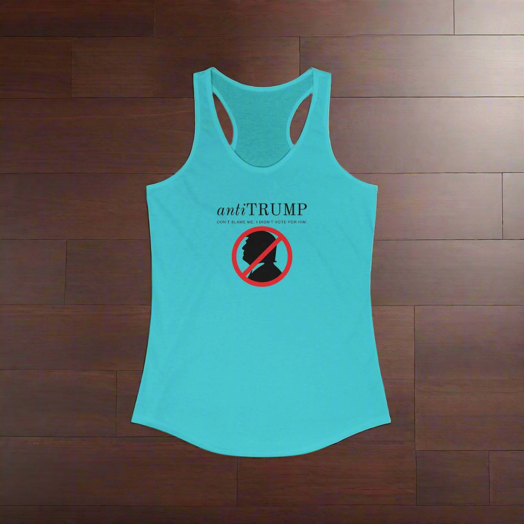 Anti - Trump Women's Racerback Tank - Political Statement Top - Clothing, Tank Tops - EpiAl's Shop