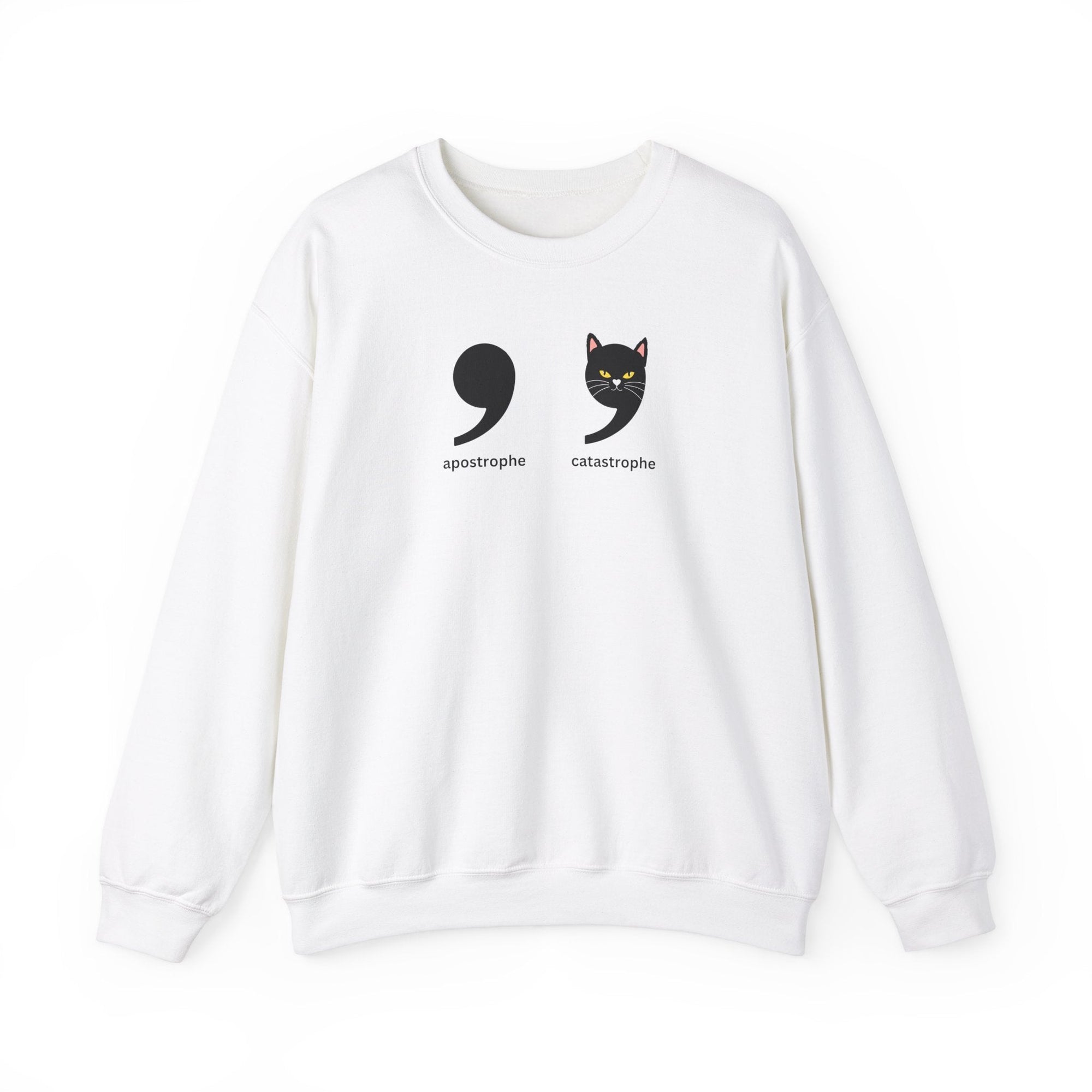Apostrophe Catastrophe Unisex Heavy Blend™ Crewneck Sweatshirt - Sweatshirt - EpiAl's Shop