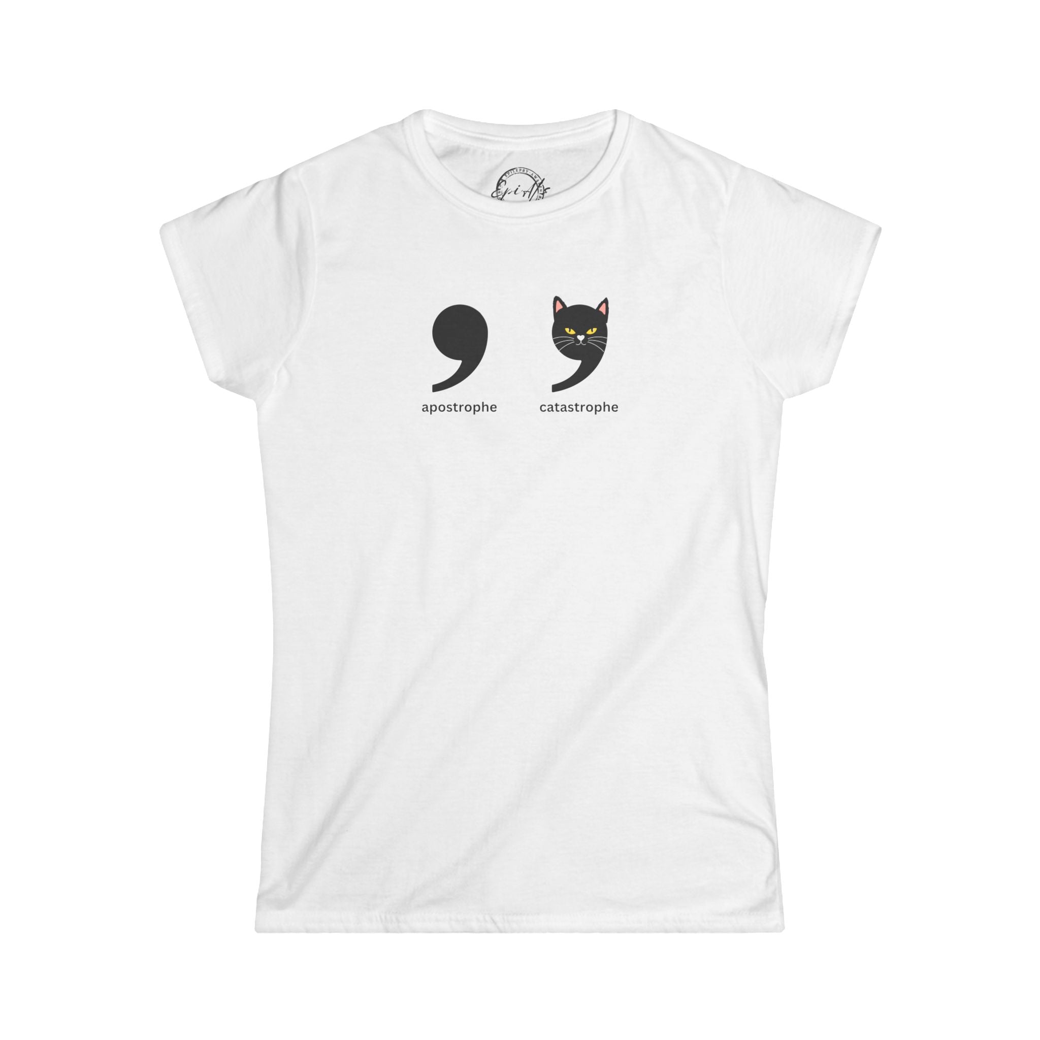 Apostrophe Catastrophe Women's Softstyle Tee - T-Shirt - EpiAl's Shop