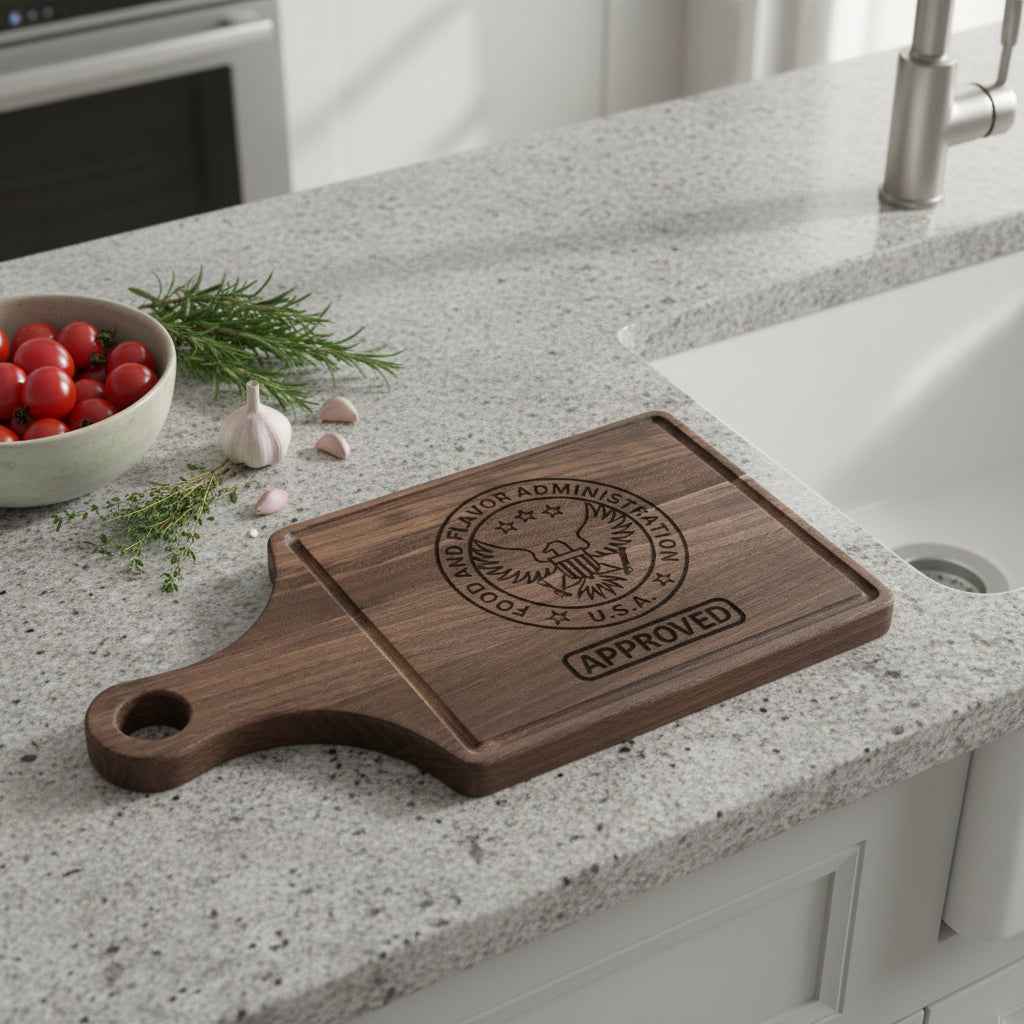 Approved by the Food & Flavor Administration Cutting Board - Boards & Trays, Cutting - EpiAl's Shop