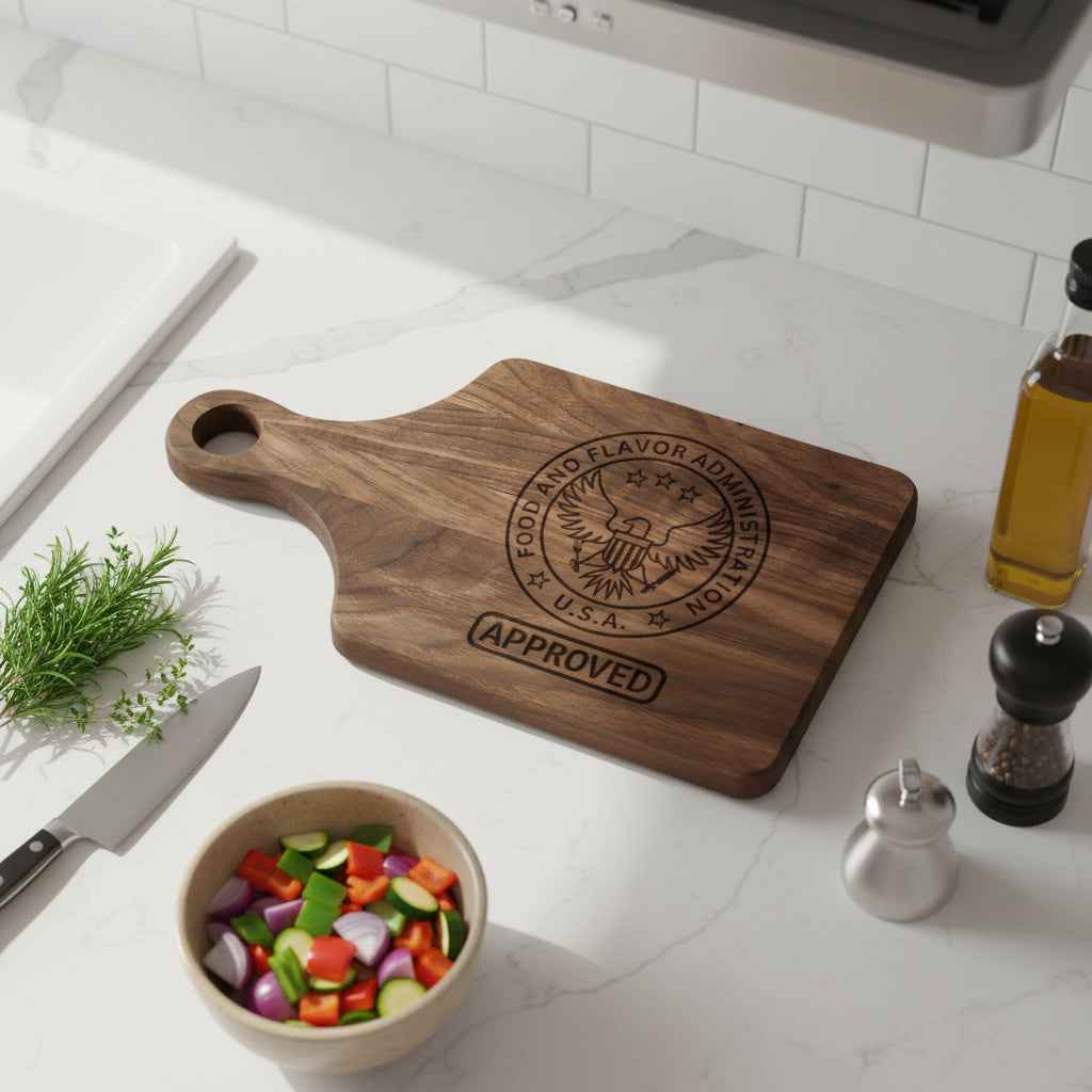 Approved by the Food & Flavor Administration Cutting Board - Boards & Trays, Cutting - EpiAl's Shop