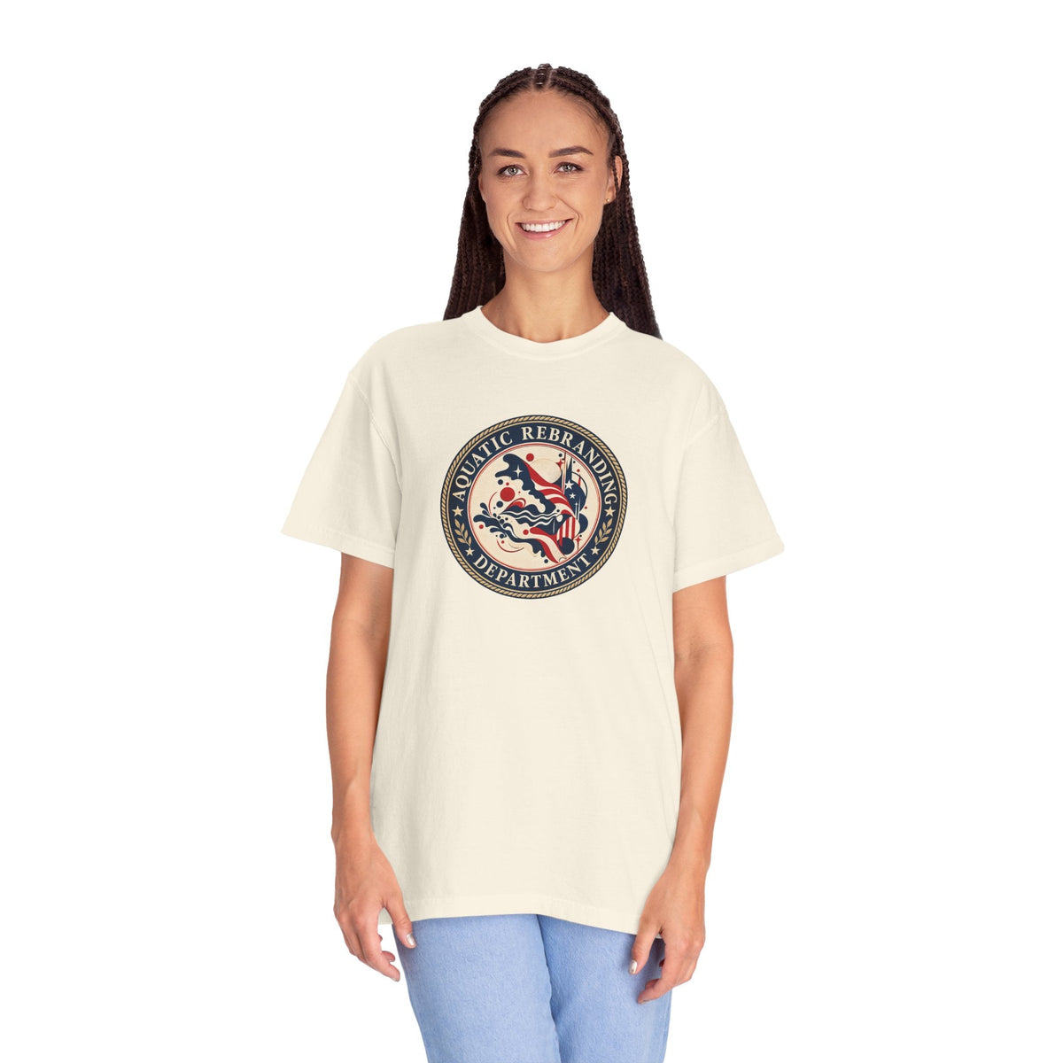 Aquatic Rebranding Department Garment-Dyed Unisex T-Shirt - Clothing, Unisex, T-Shirts - EpiAl's Shop