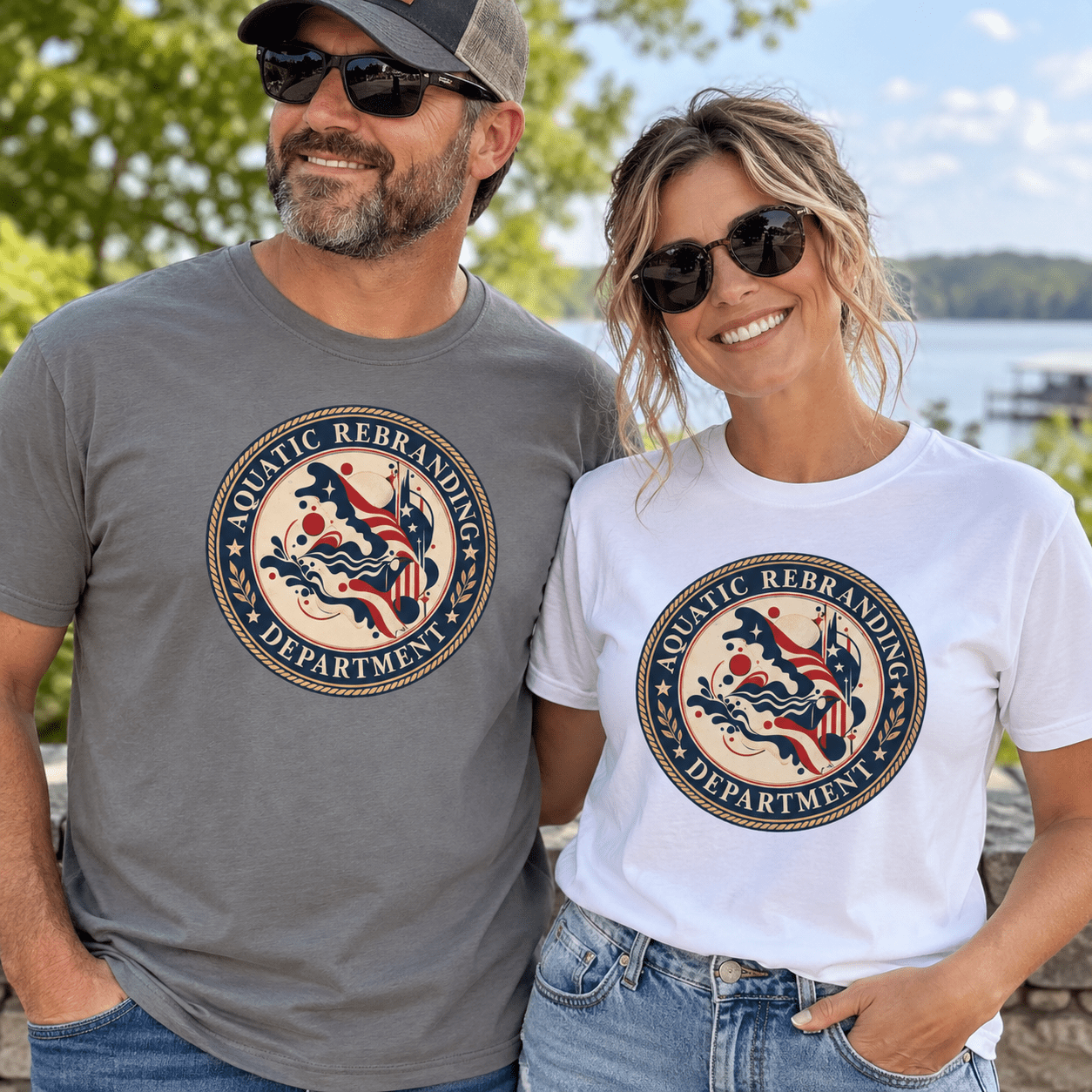 Aquatic Rebranding Department Garment-Dyed Unisex T-Shirt - Clothing, Unisex, T-Shirts - EpiAl's Shop