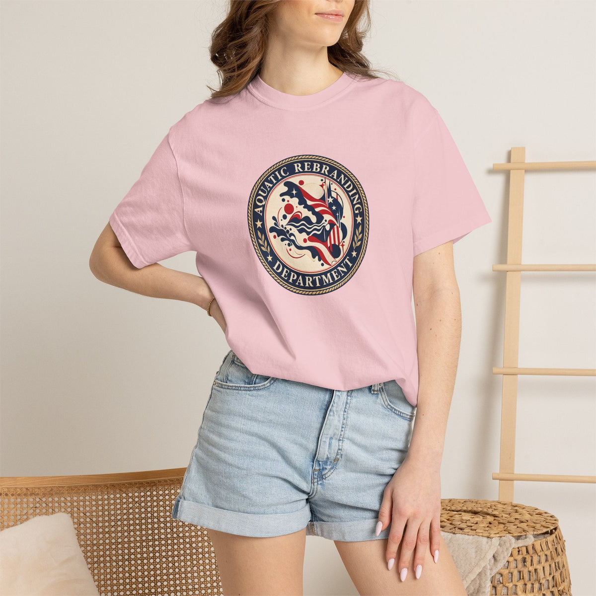Aquatic Rebranding Department Garment-Dyed Unisex T-Shirt - Clothing, Unisex, T-Shirts - EpiAl's Shop