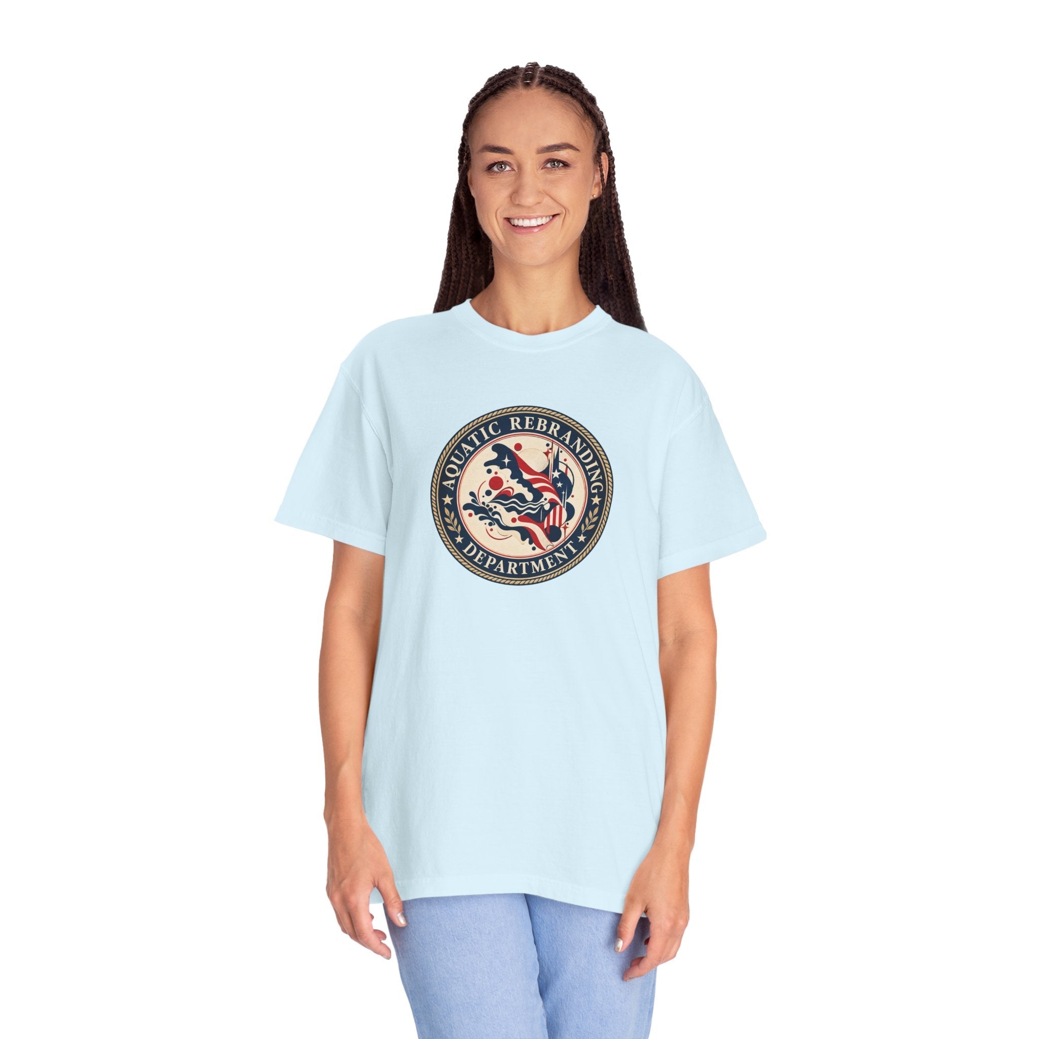 Aquatic Rebranding Department Garment-Dyed Unisex T-Shirt - Clothing, Unisex, T-Shirts - EpiAl's Shop