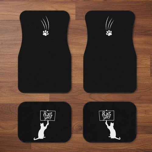 Are We There Yet? Cat Floor Mats – Set of 4 - Vehicle Floor Mats - EpiAl's Shop