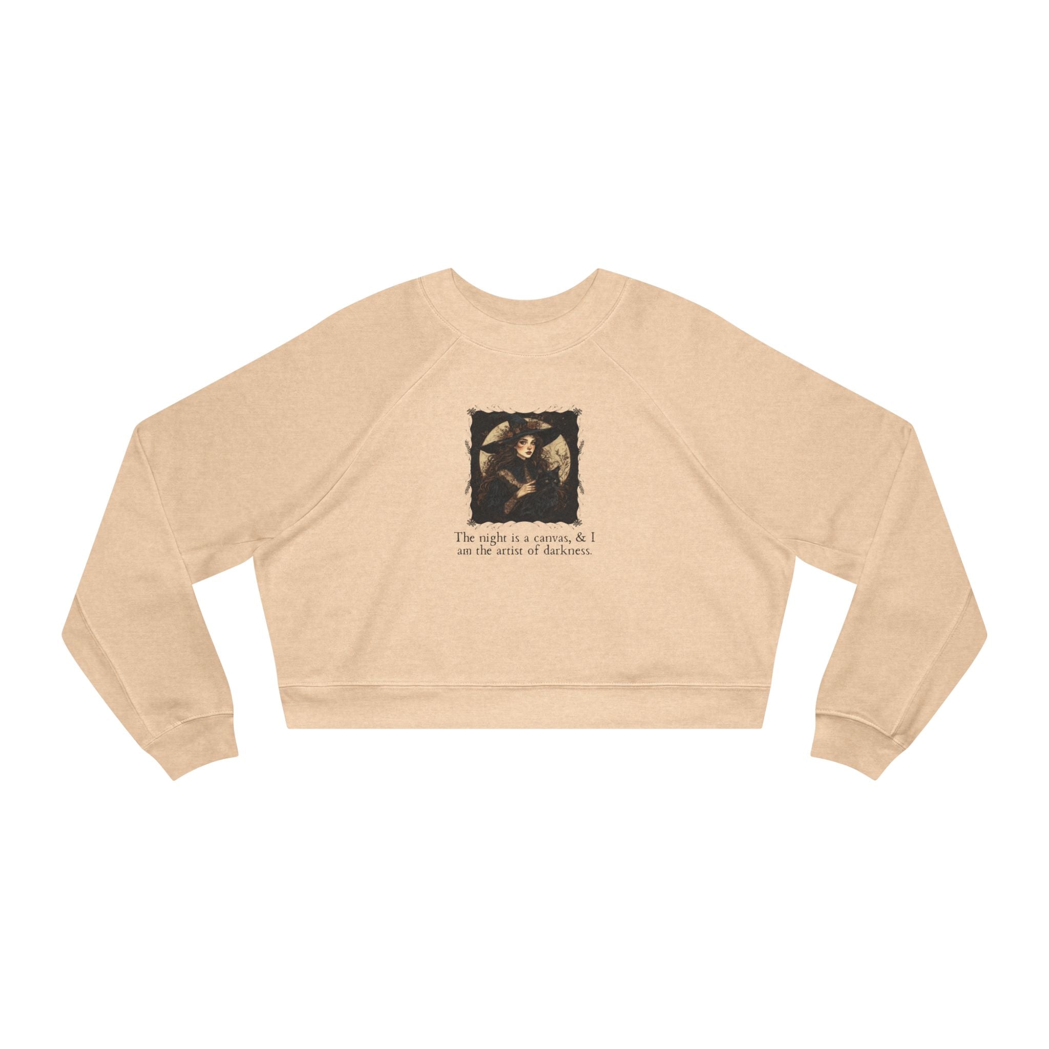 Artist of Darkness Women's Cropped Fleece Pullover - Clothing, Sweatshirts, Crop - EpiAl's Shop