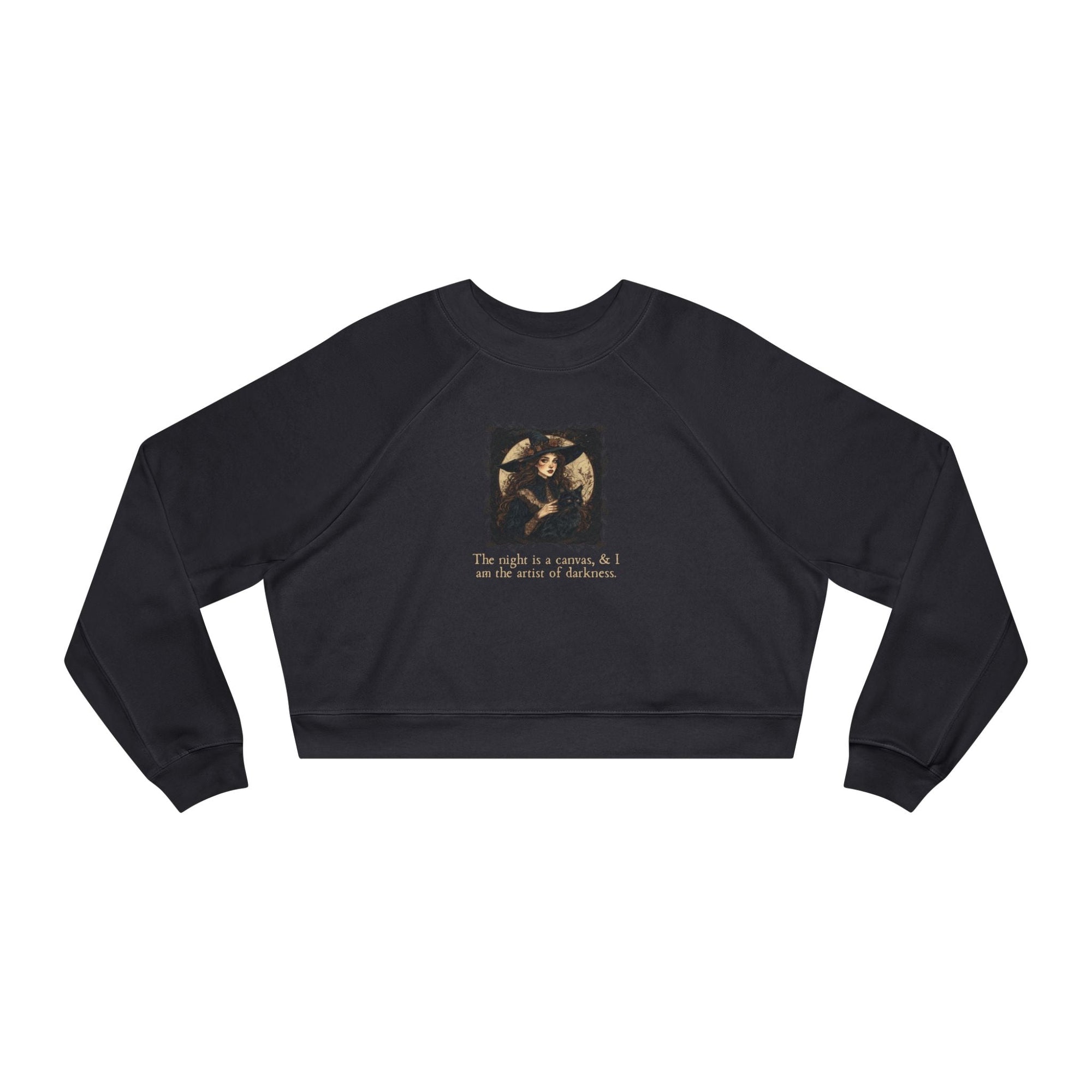 Artist of Darkness Women's Cropped Fleece Pullover - Clothing, Sweatshirts, Crop - EpiAl's Shop