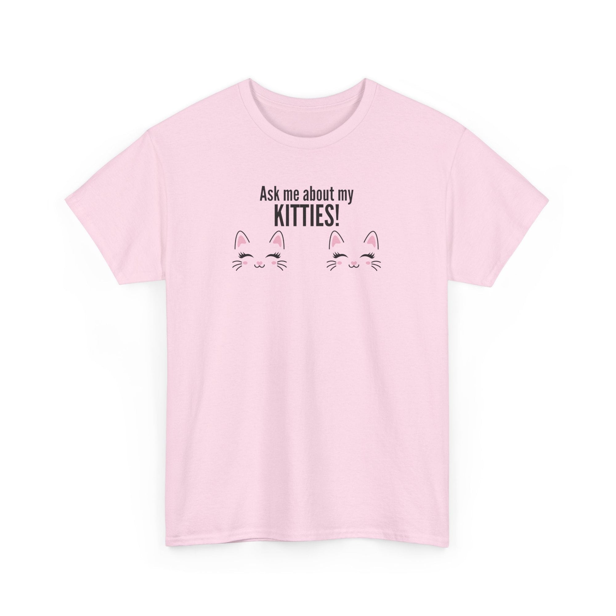 Ask Me About My Kitties Heavy Cotton Tee - T-Shirt - EpiAl's Shop